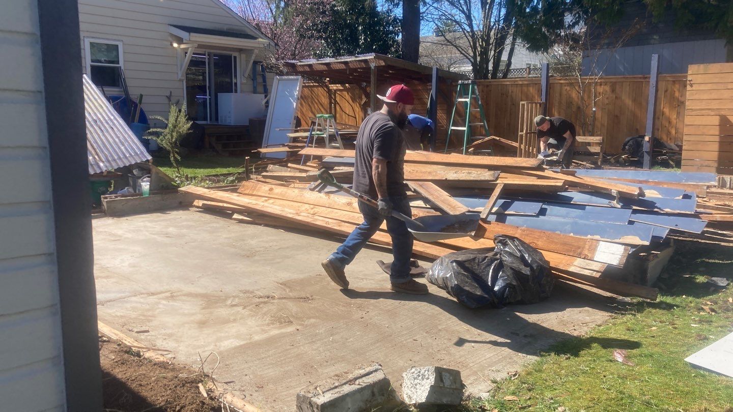 Garage Deconstruction, prep for new DADU by Sledge Seattle