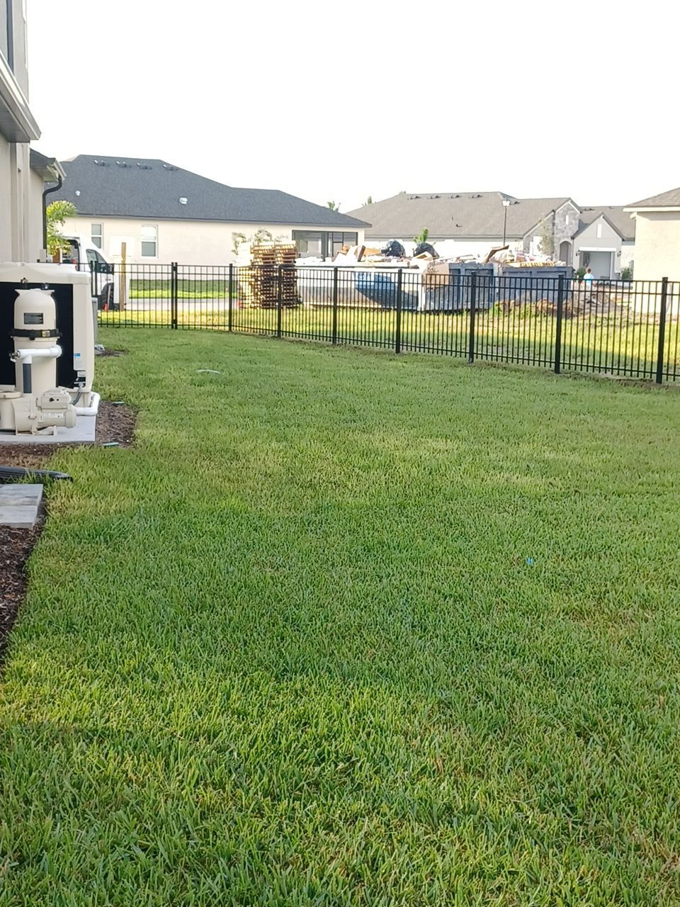Aluminum Fence Installation using 3 Rail Aluminum Fence by Asap fence and gates, LLC