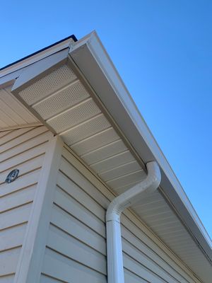 Soffit and Fascia Replacement and Gutter Installation using K-Style Gutters
