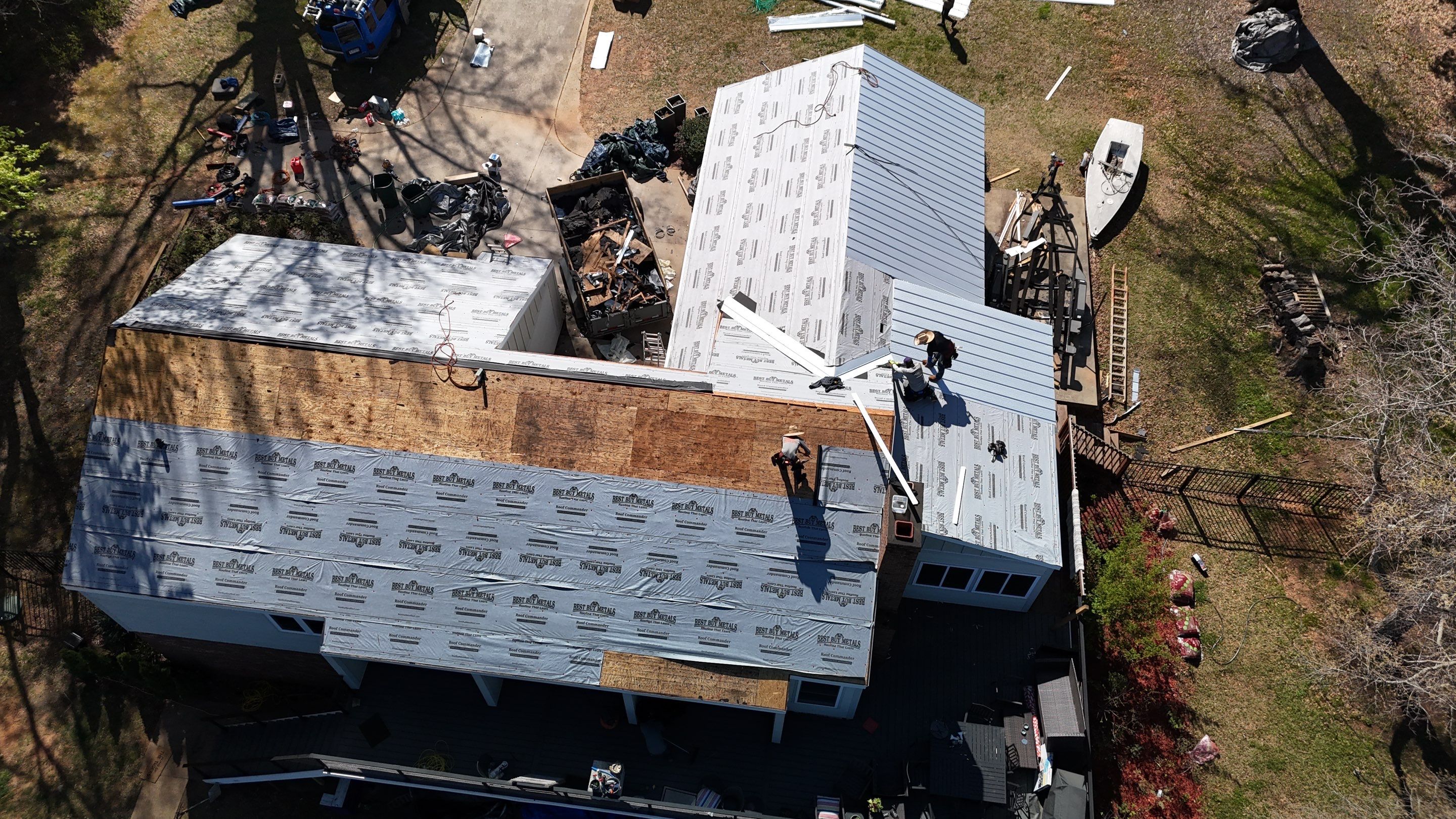 Metal Roof Replacement in Seneca, SC | Lake Keowee | 26-Gauge Galvalume Apex Panel by Roofers LLC