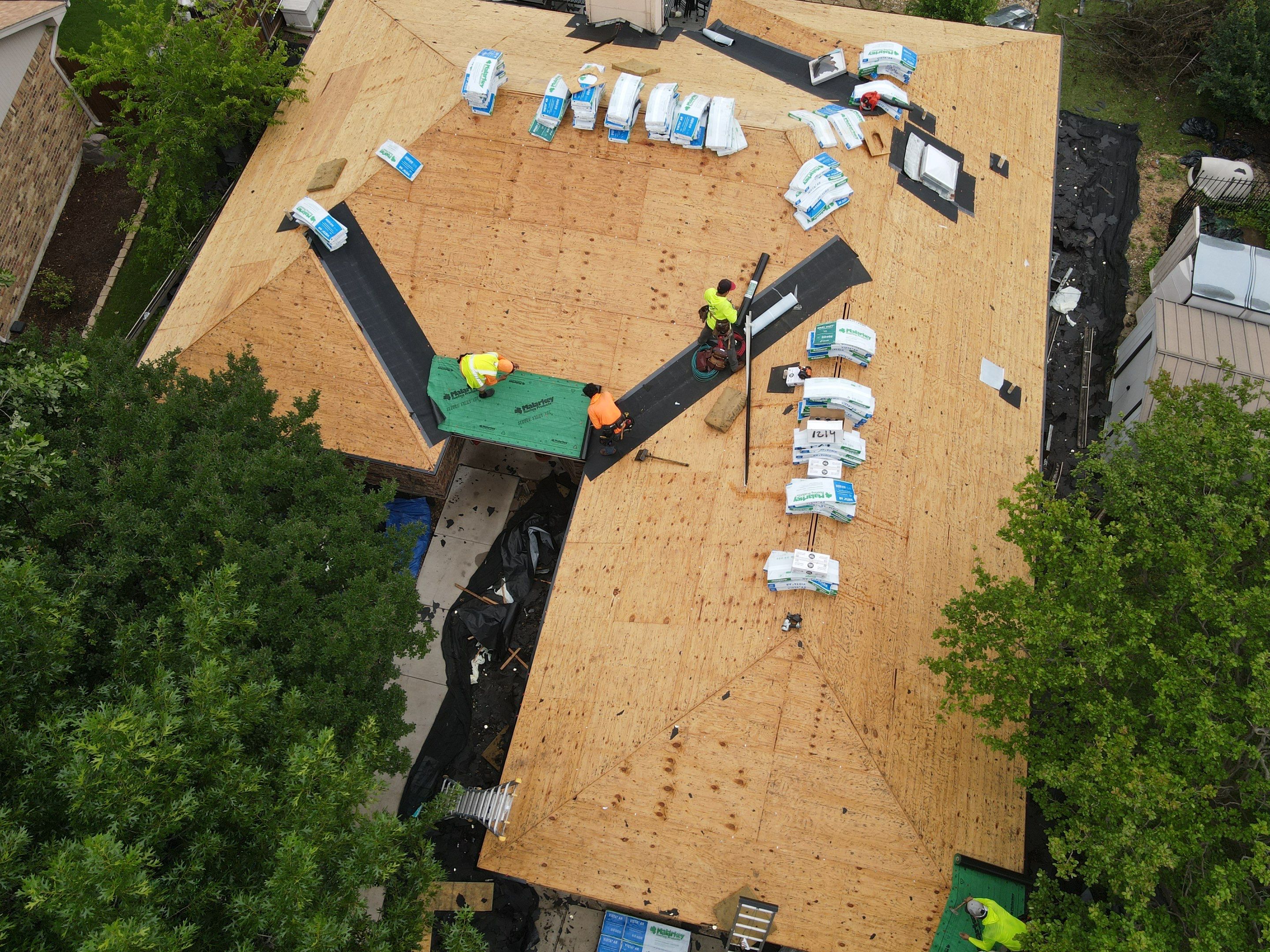New Sky light/ New Roof/ Gutters and Fence Staining.  by Berry Good Roofing 