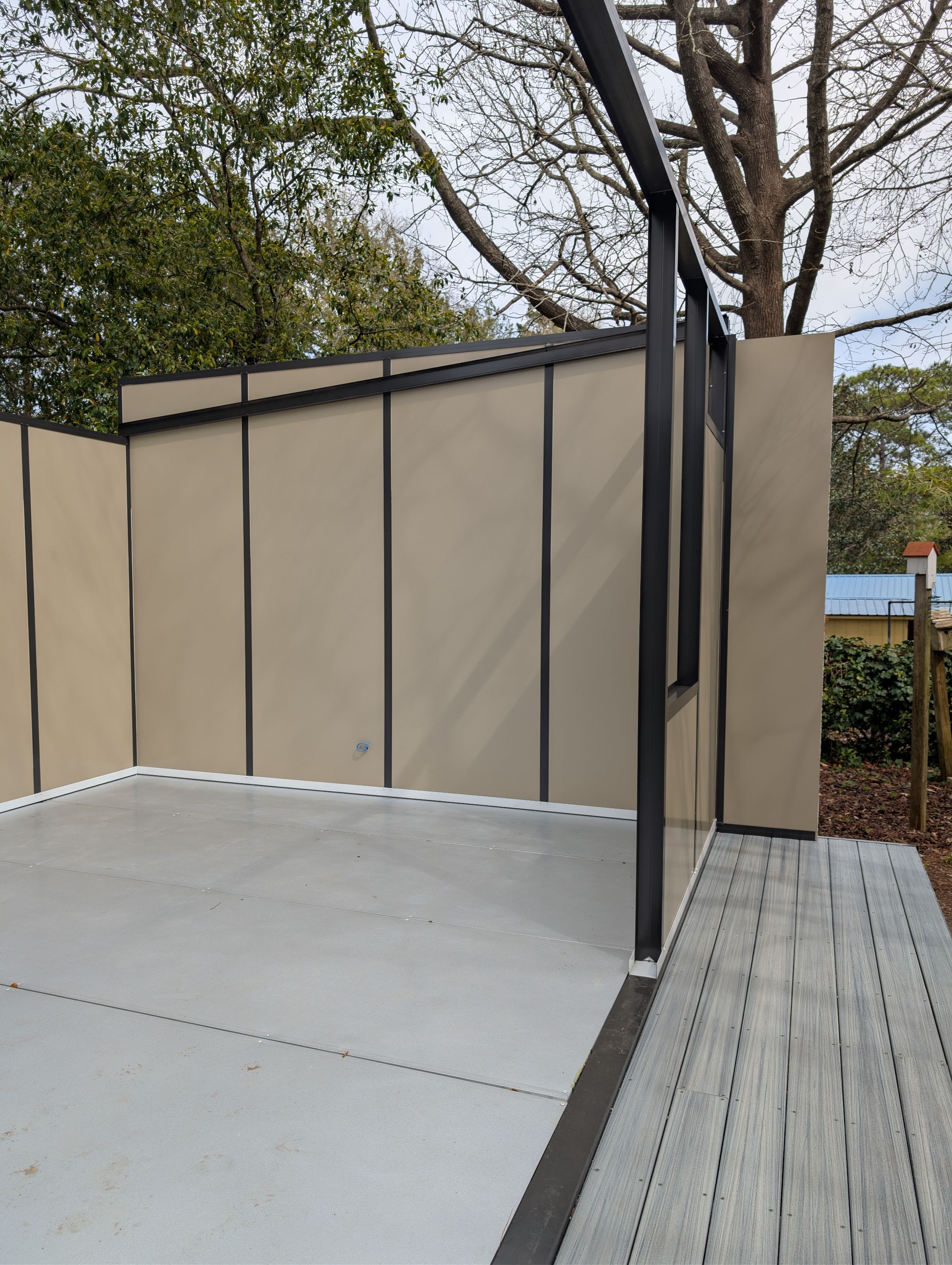 Titan Blockhouse Backyard Home Addition by Titan Sunrooms