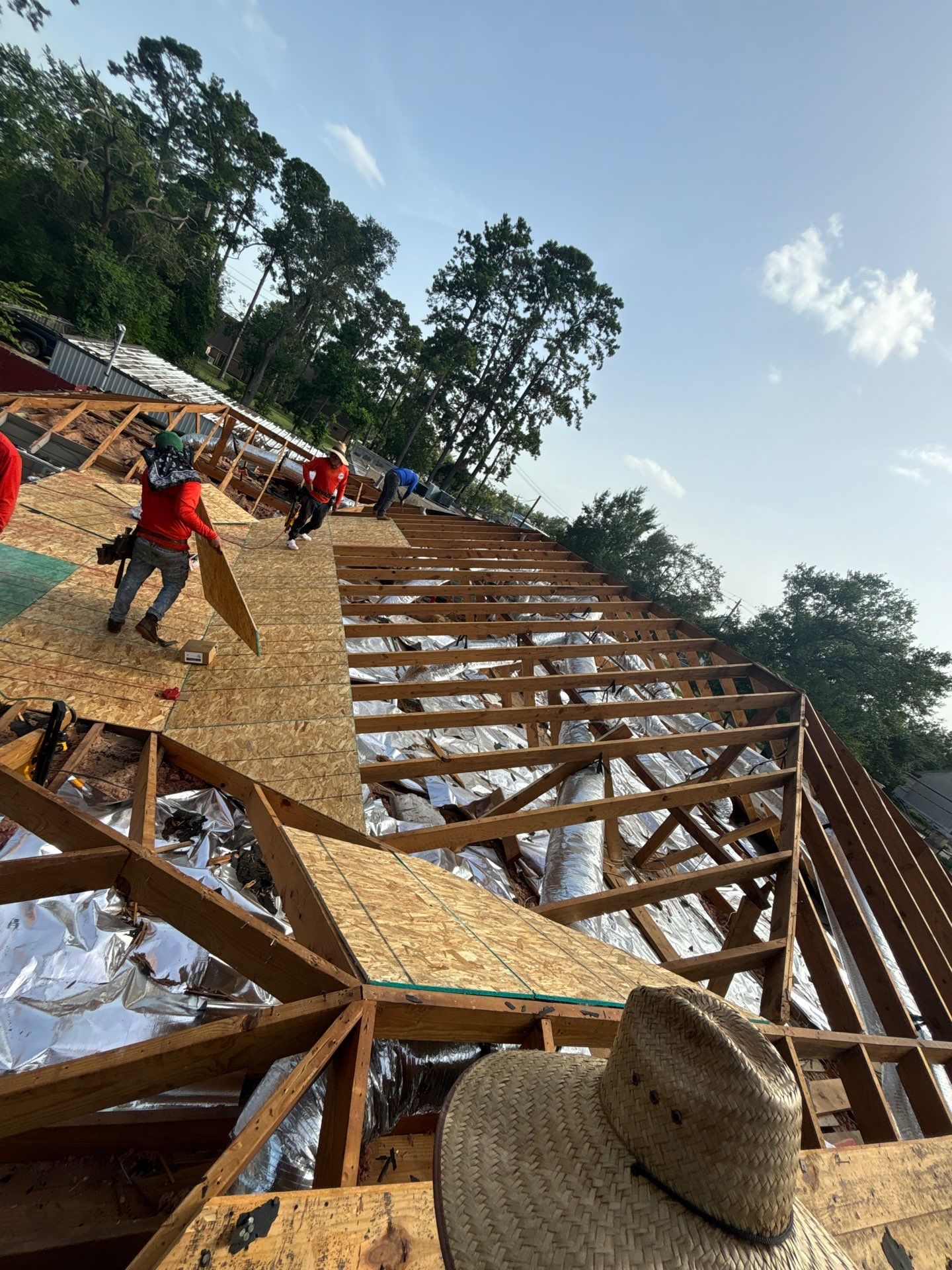 Residential Roofing Installation using Owen's Corning Duration (Lifetime) Shingles by Roof Repair Company