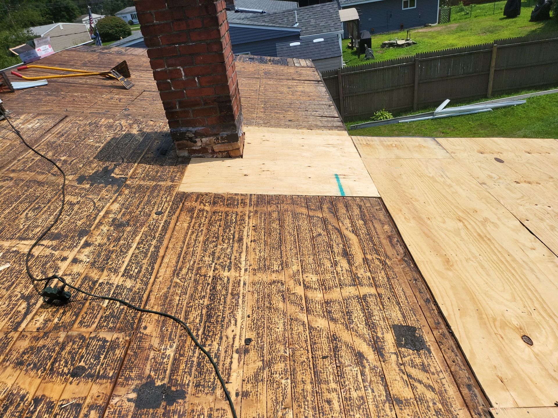 Residential Roofing Installation using Owens Corning TruDefinition Duration AR - Estate Gray by A Plus Exterior