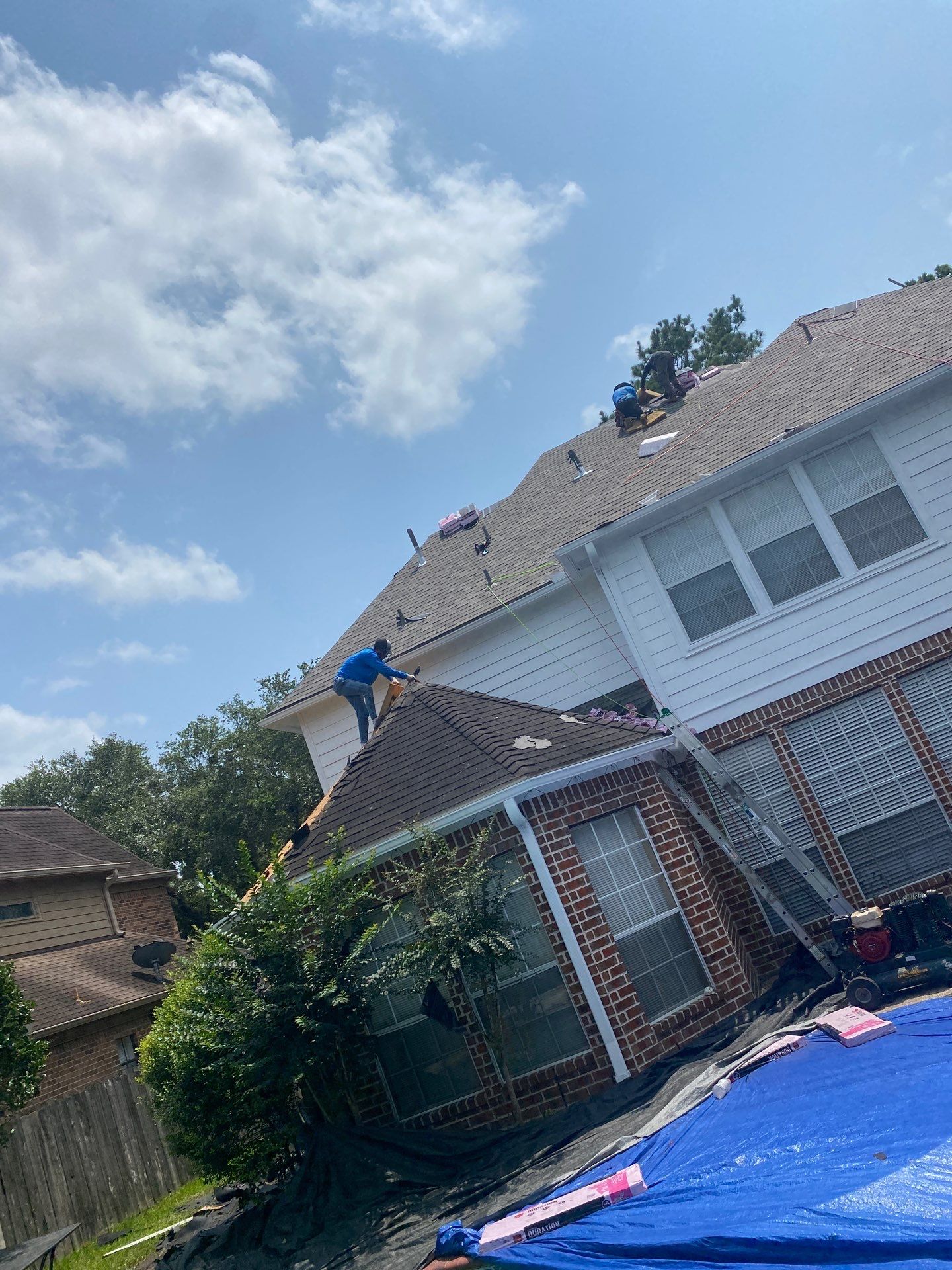 Residential Roofing Repair using Owen's Corning Duration (Lifetime) Shingles by Roof Repair Company