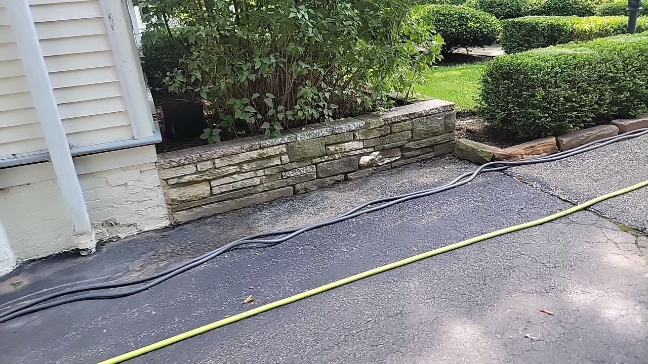 Housewashing  using Algaecide, soft wash soap by Northern Power Washing LLC.