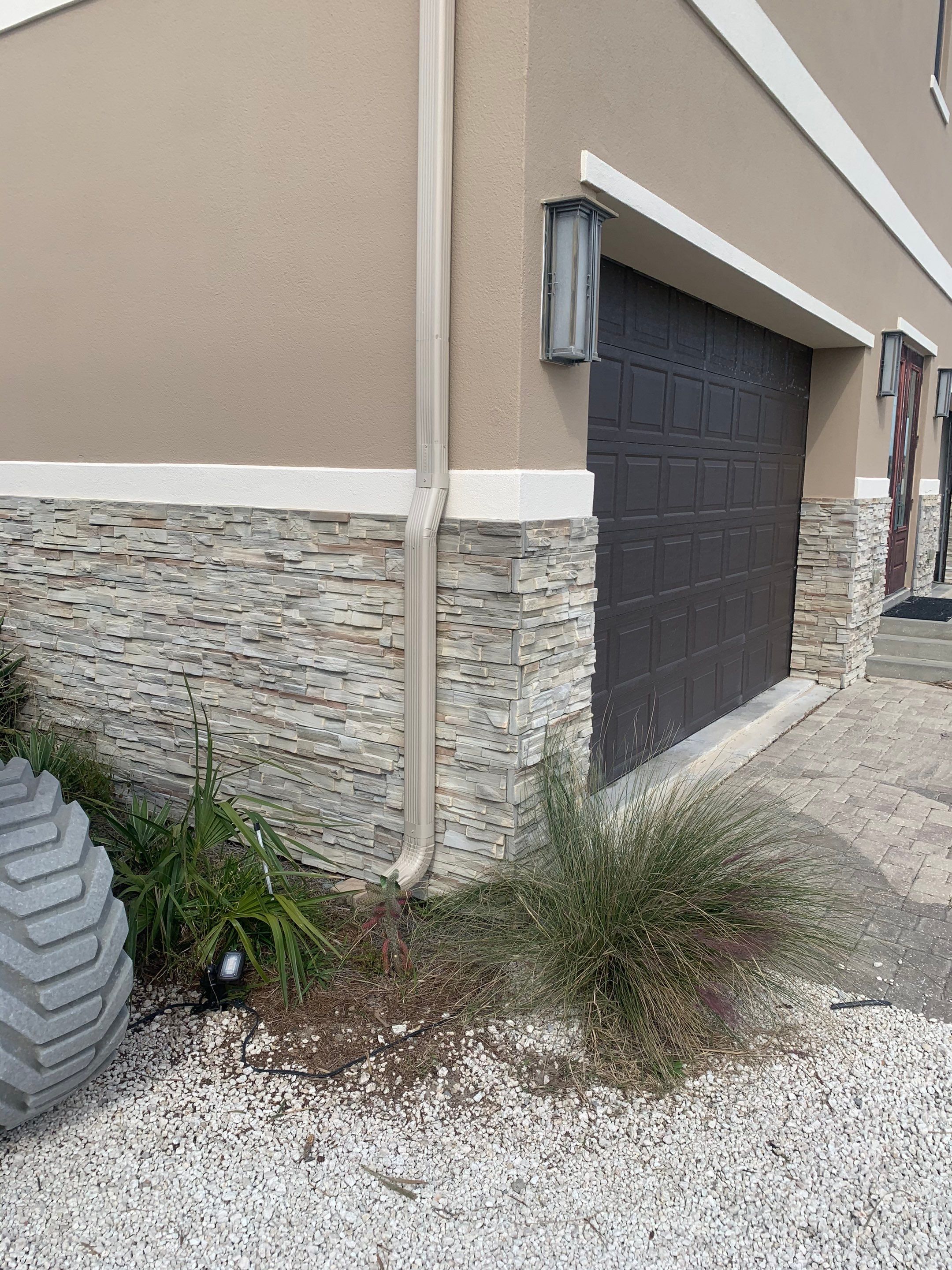 Gutter Installation using Wicker Color K-Style Gutters by Gutter Professors