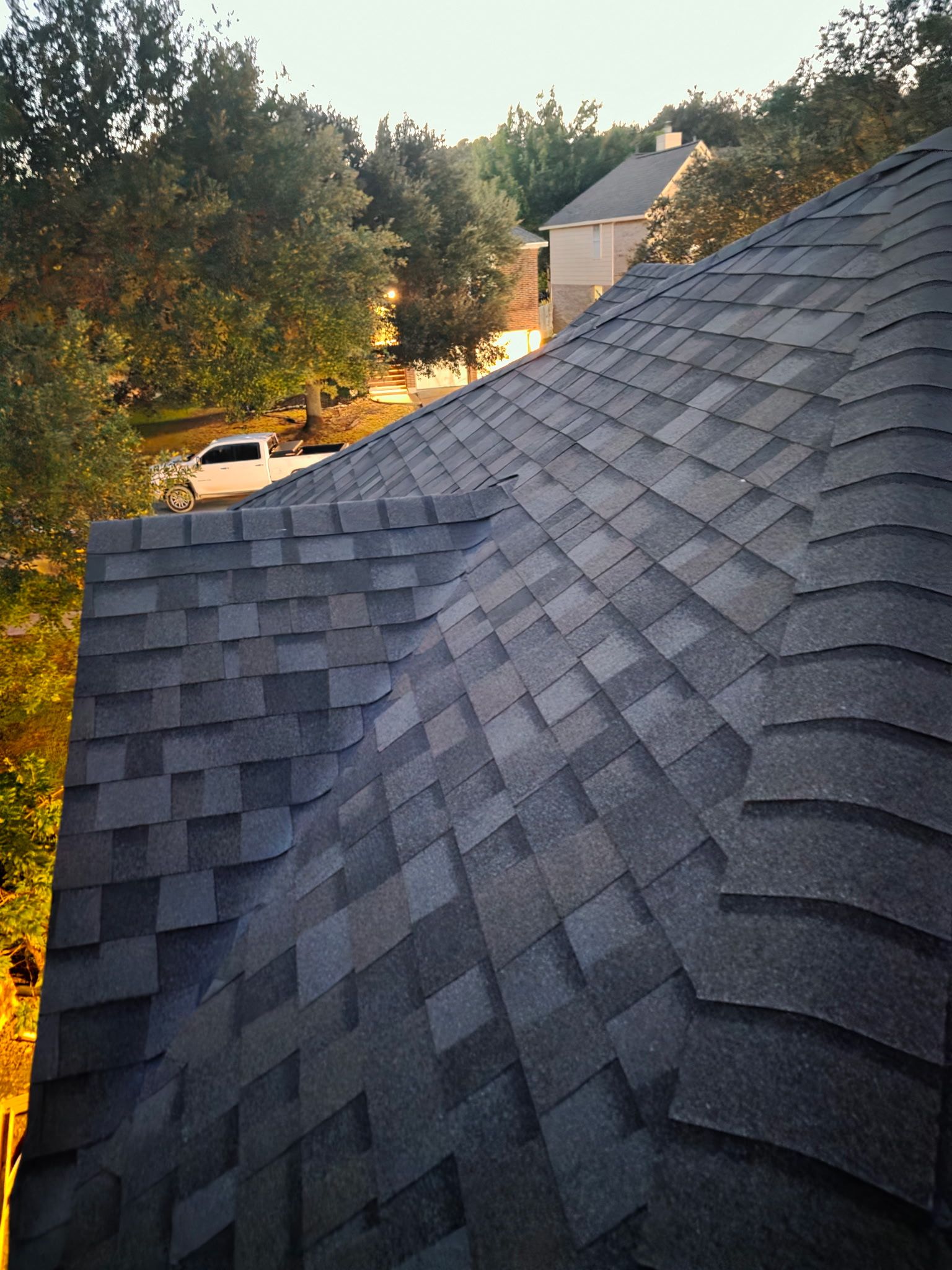 Round Rock, old town two-story by REPS Austin Area Roofer