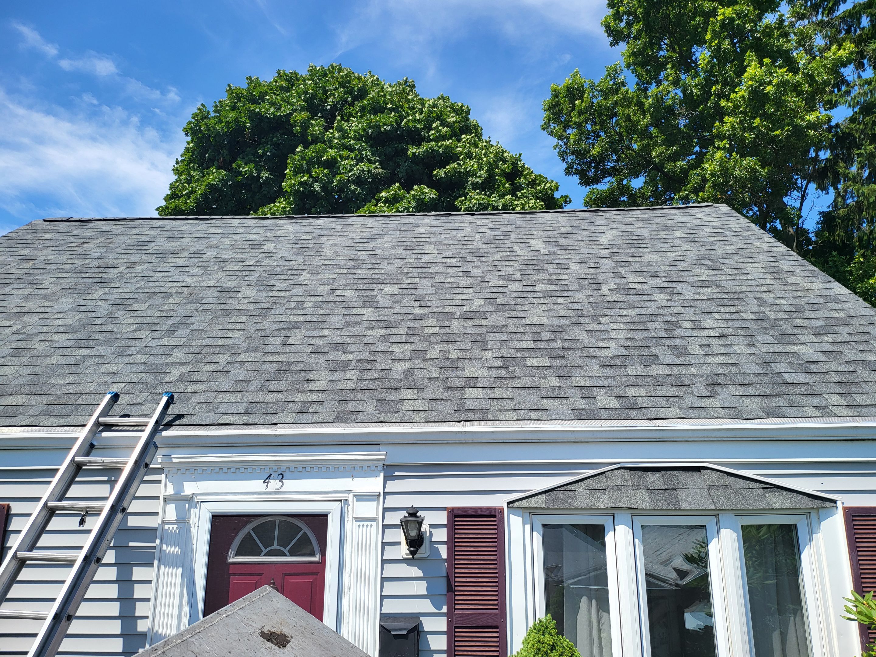Residential Roofing Installation using Owens Corning TruDefinition Duration AR - Estate Gray by A Plus Exterior