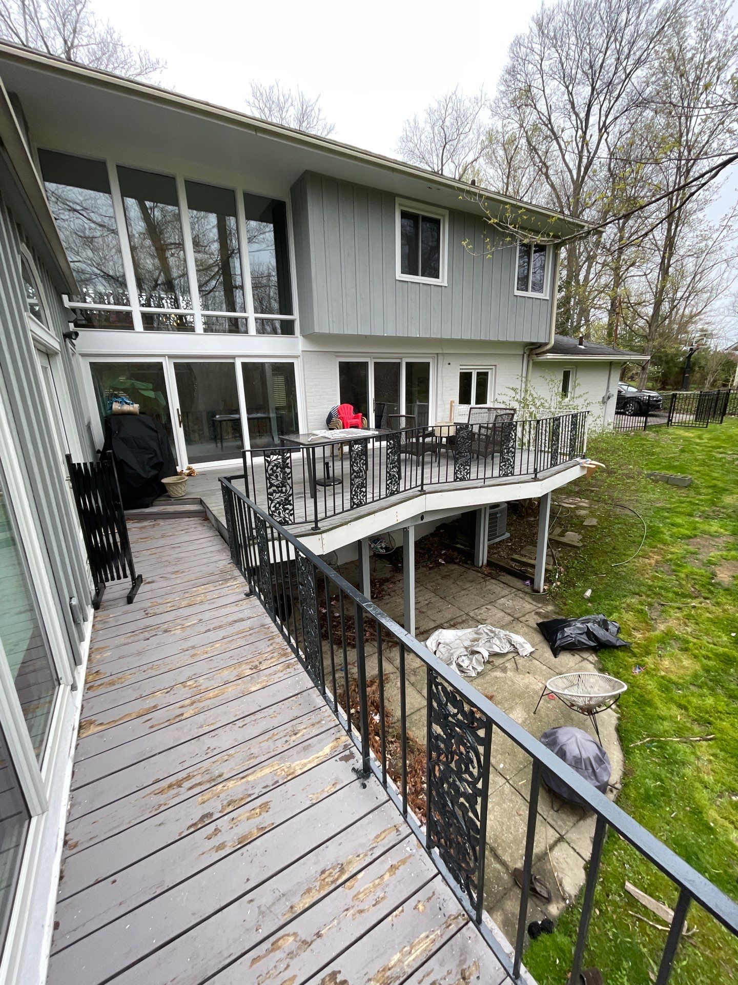 Deck Staining using Arborcoat Solid Stain by Callaway Contracting LLC