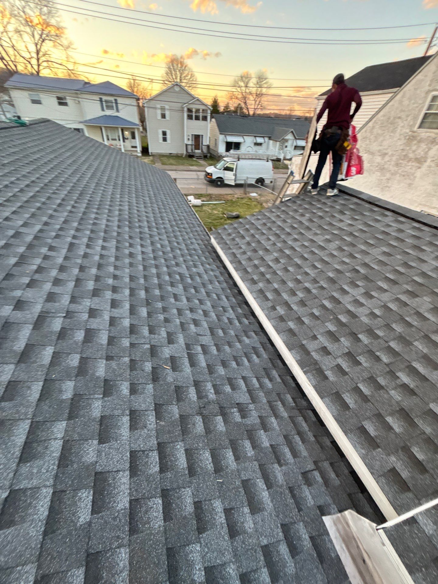 Residential Roofing Installation using GAF Timberline HDZ Pewter Gray by Rainstoppers Roofing