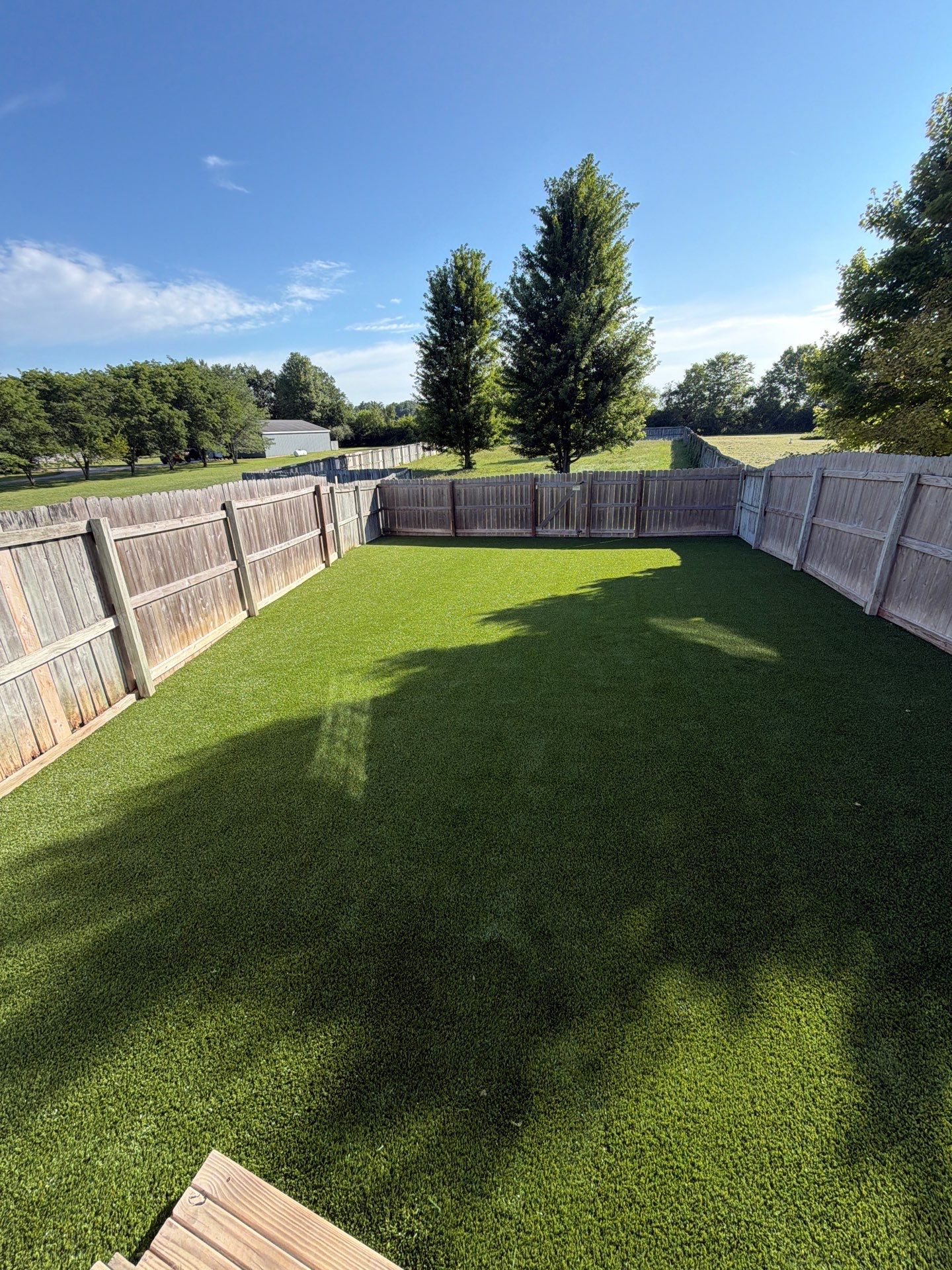 Synthetic Turf Pet Lawn Installation in Hilliard by Southwest Greens Midwest