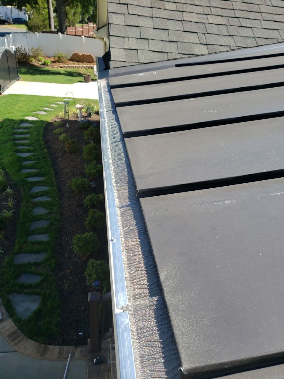 Gutter Guard Instalation using Leaf Blaster Pro by Power Wash Masters LLC