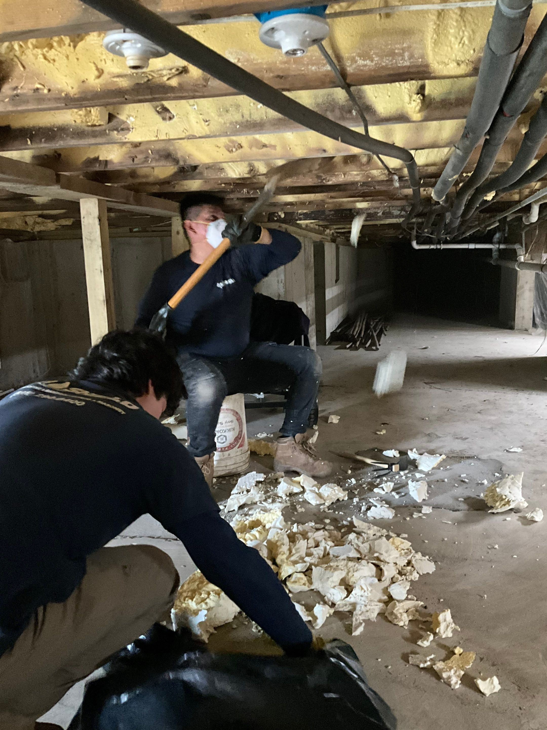 Structural Repair and Sistering of Floor Joists by A.M. Shield Waterproofing, Corp.