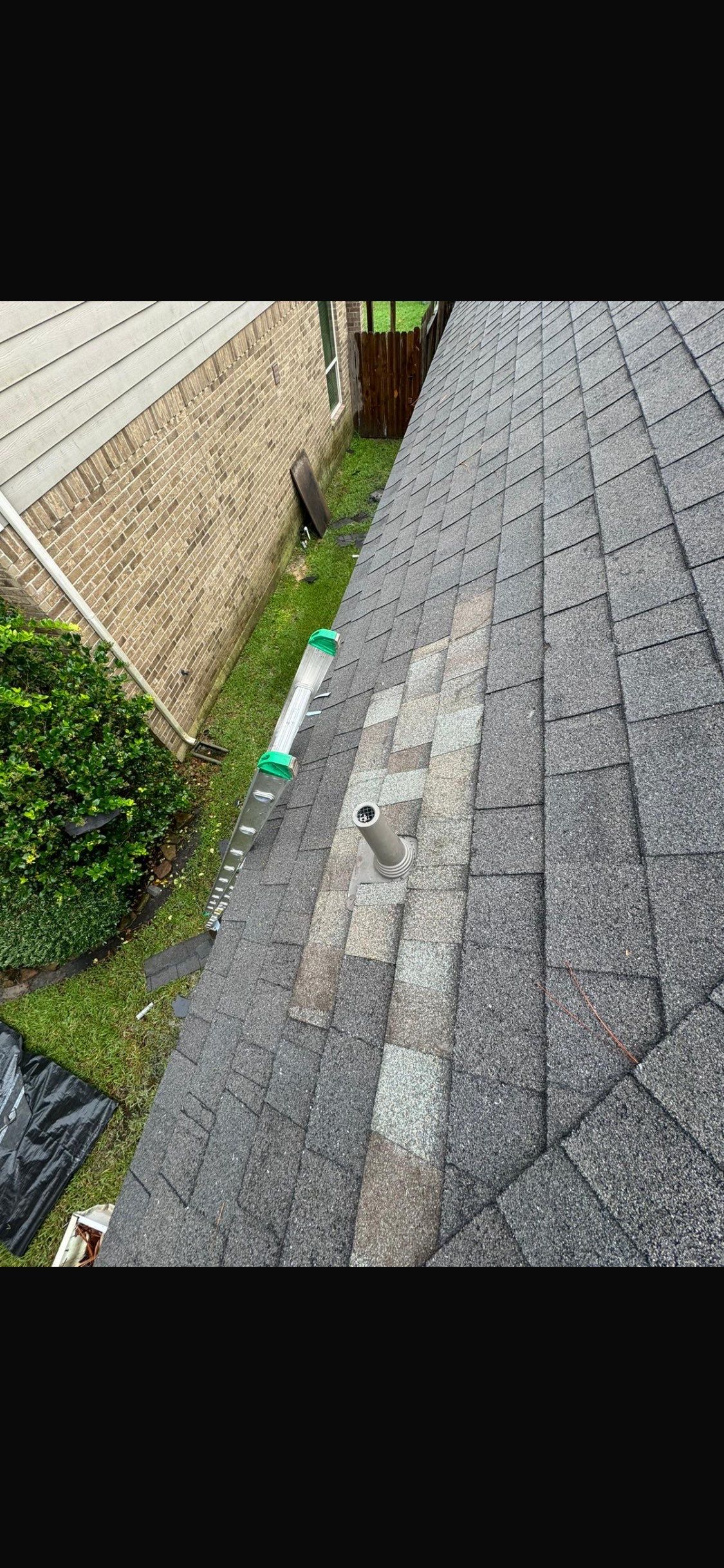 Hail Damage using Owen's Corning Duration (Lifetime) Shingles by Roof Repair Company
