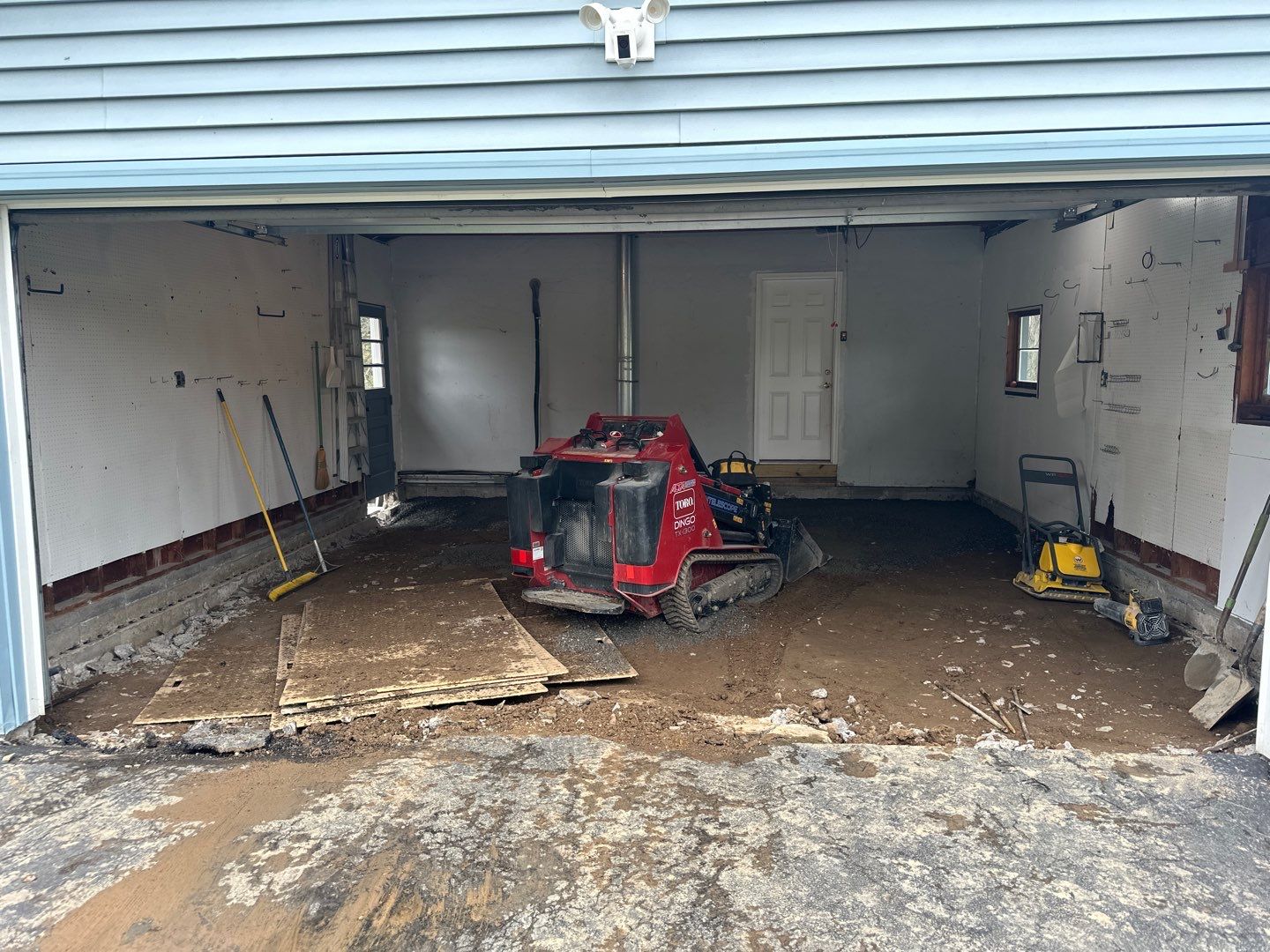 Concrete garage floor replacement by NG Masonry & Construction LLC