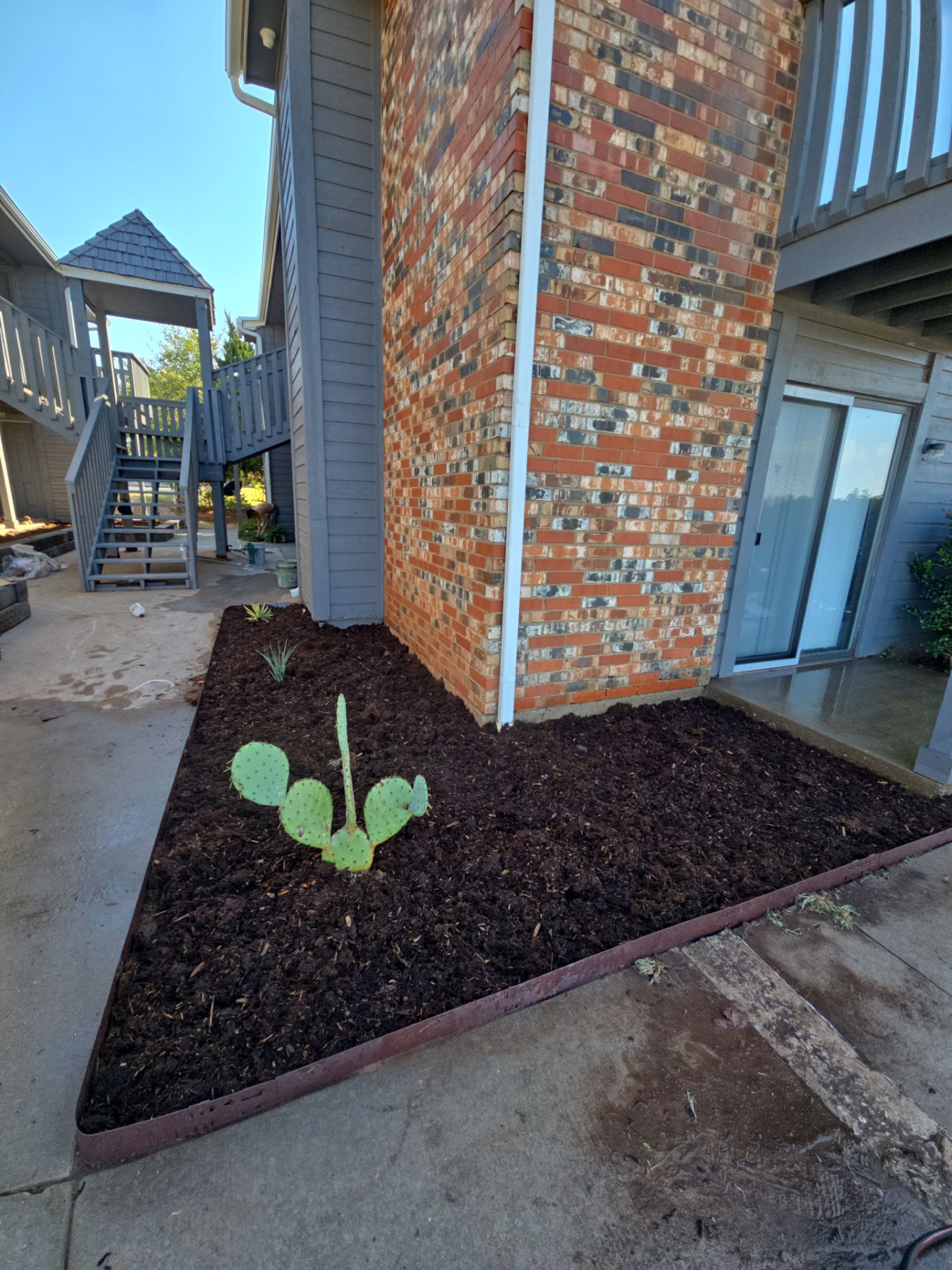 Landscape and concrete work by Clays Services Inc