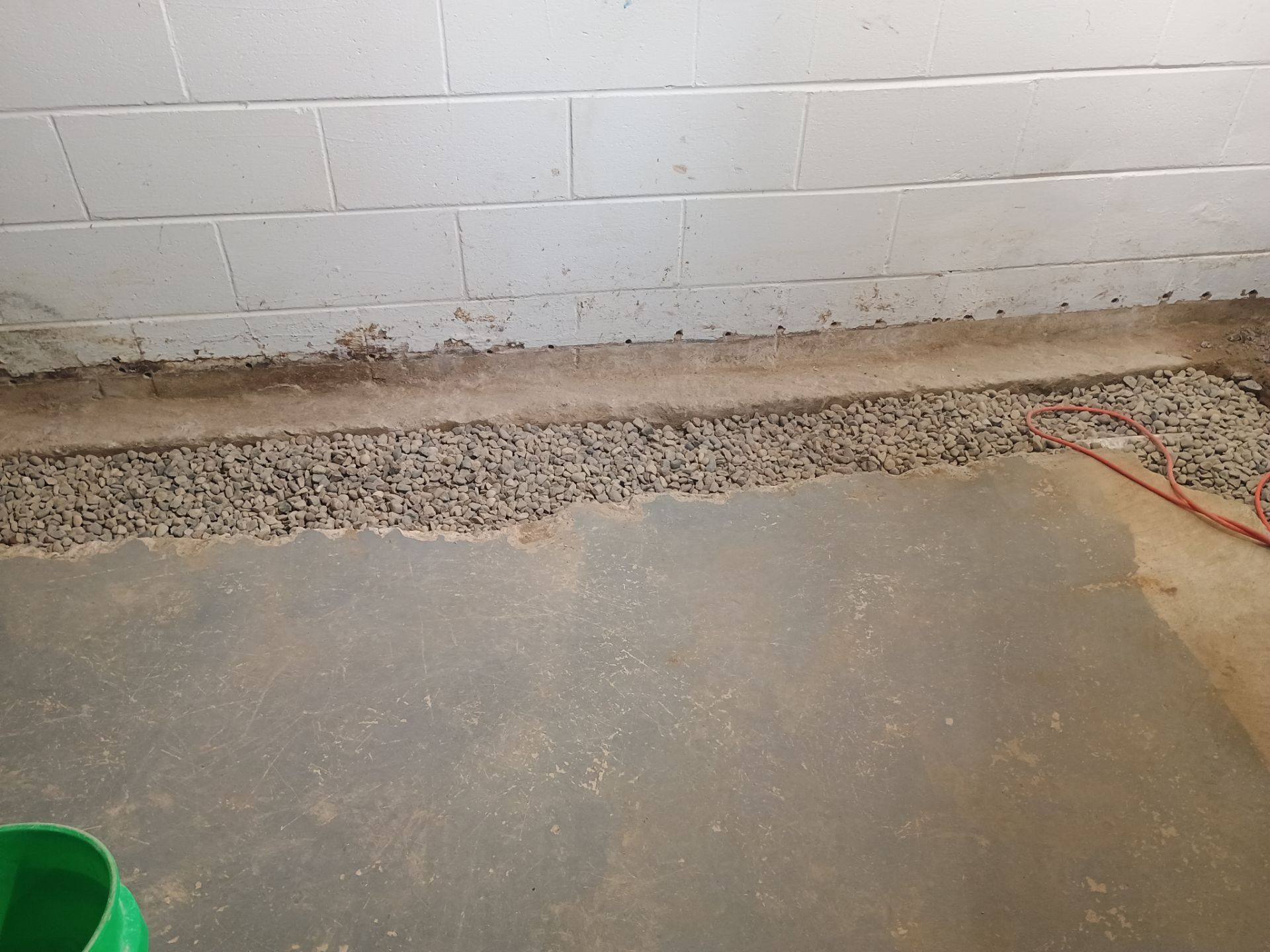 Interior Drain Tile Installation in Columbia Heights, MN by Waterproofing Northeast