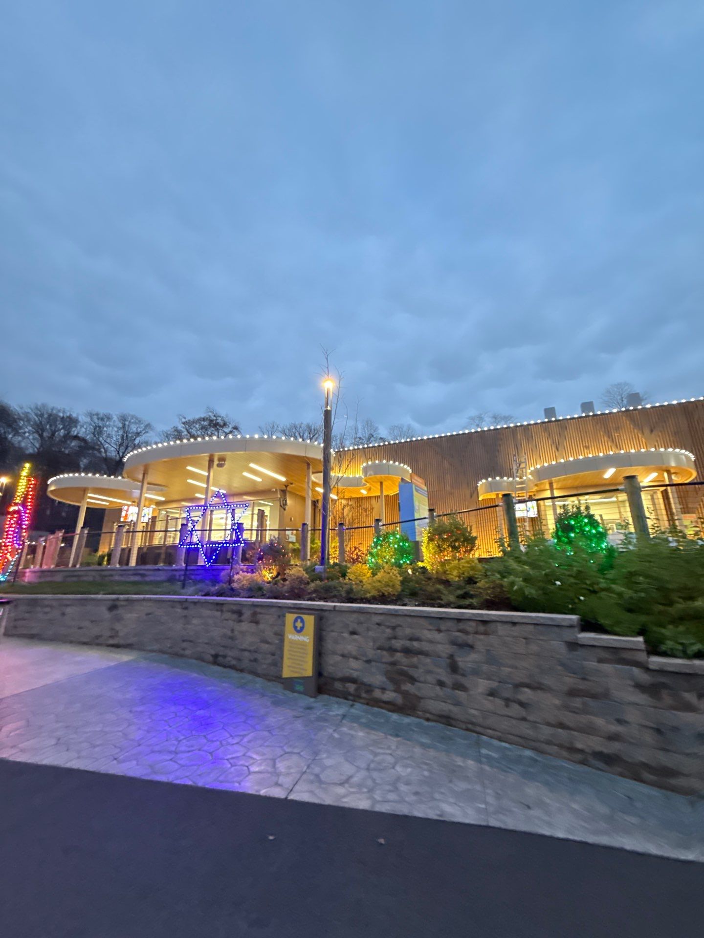 Commercial Holiday Lighting in West Orange, NJ by Clearview Washing