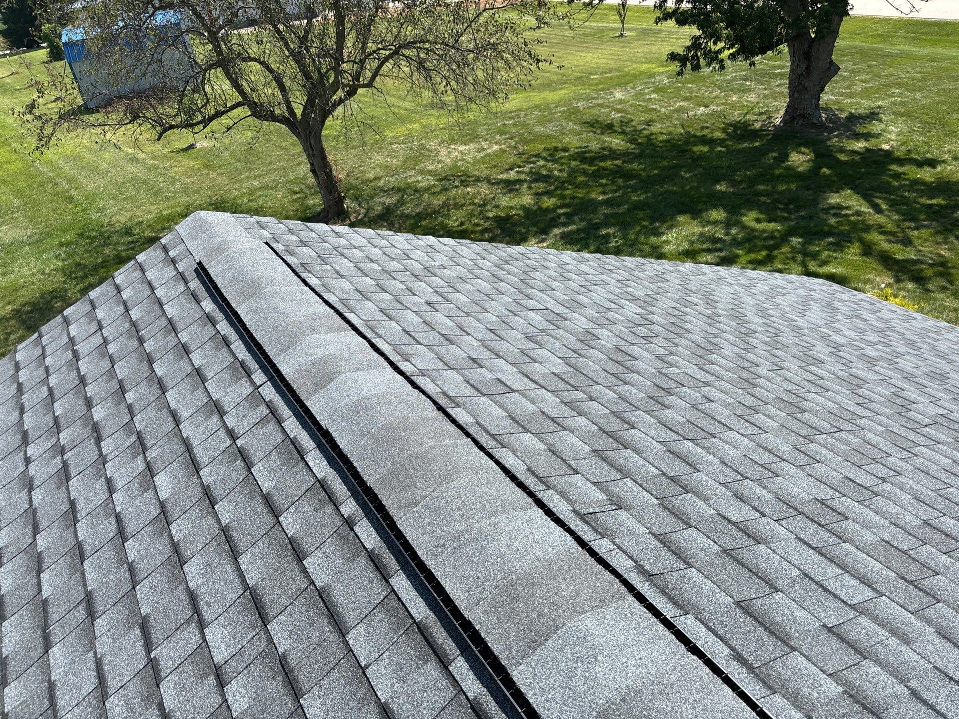 Residential Roofing Installation using Timberline UHDZ Shingles - Pewter Gray by RoofX 