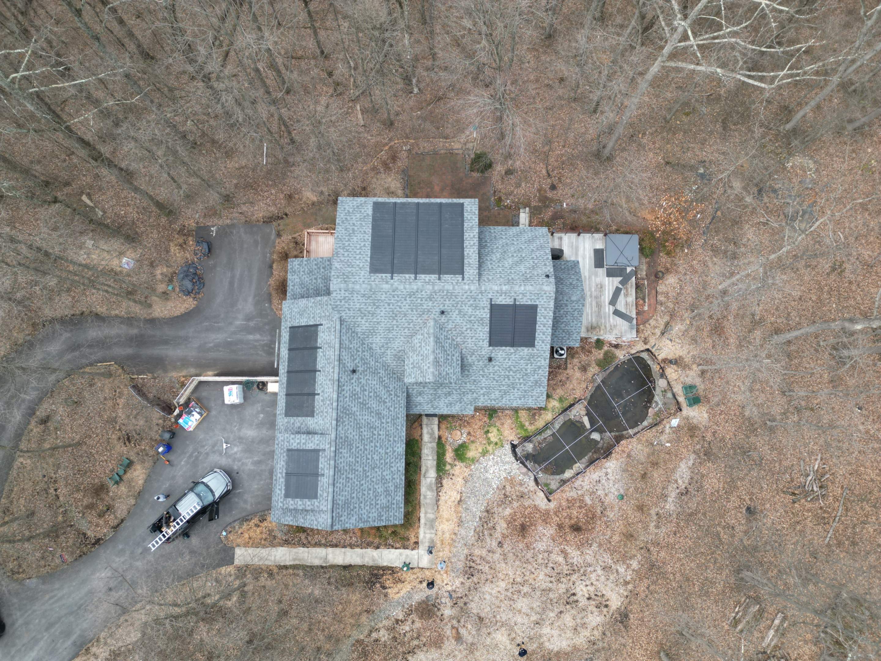 GAF Timberline Solar Roof Replacement  by American Home Contractors