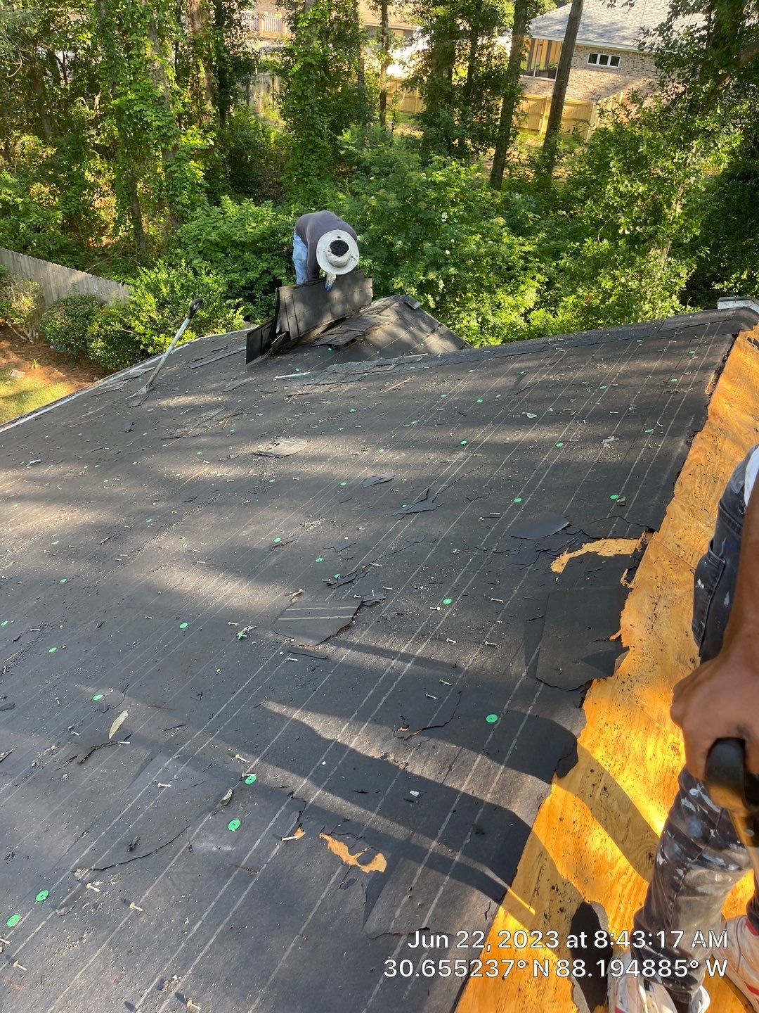 Residential Roofing Installation using Roof Replacement by American Roofing & Construction LLC