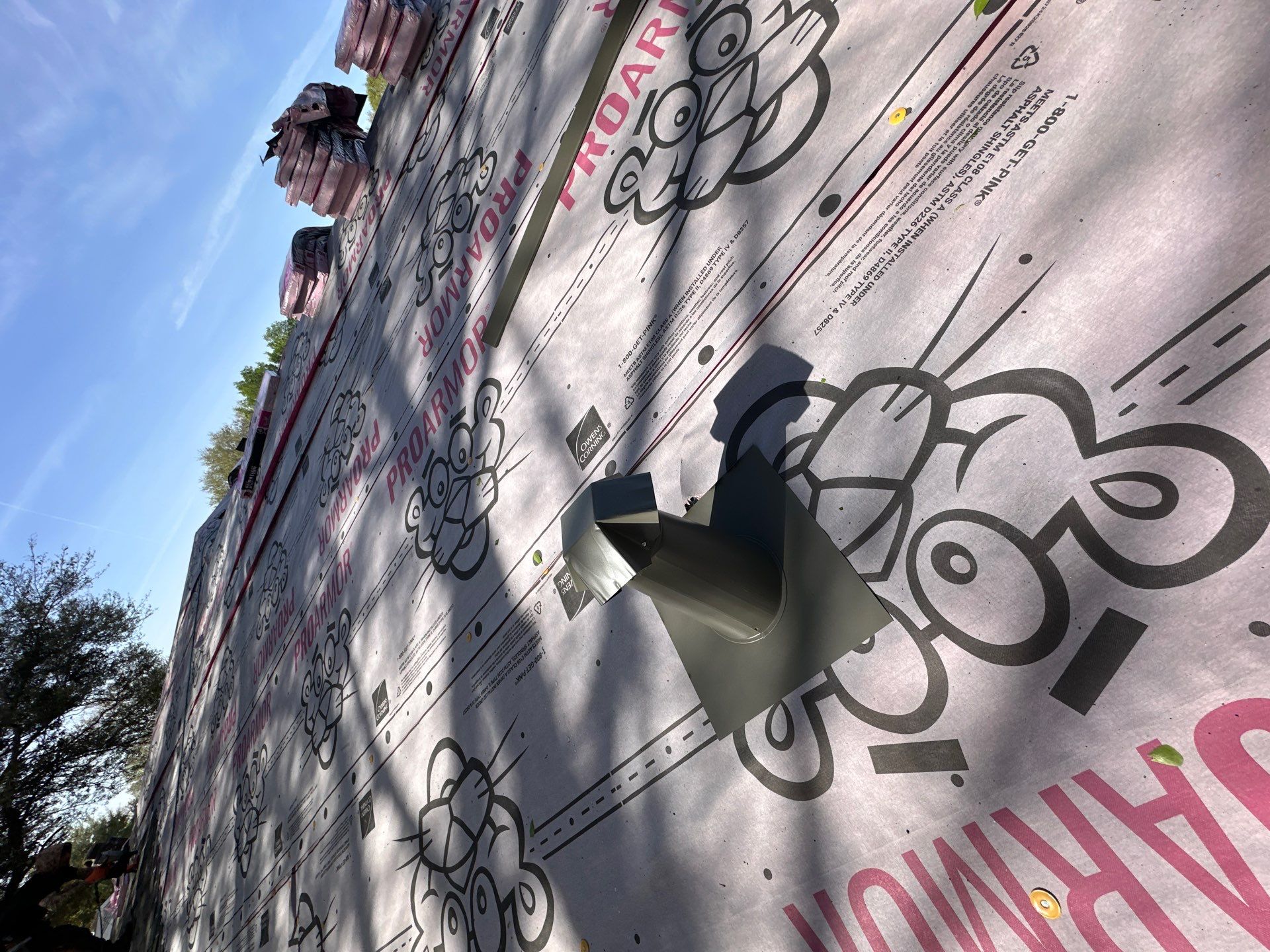 Project in Houston by Motion Roofing