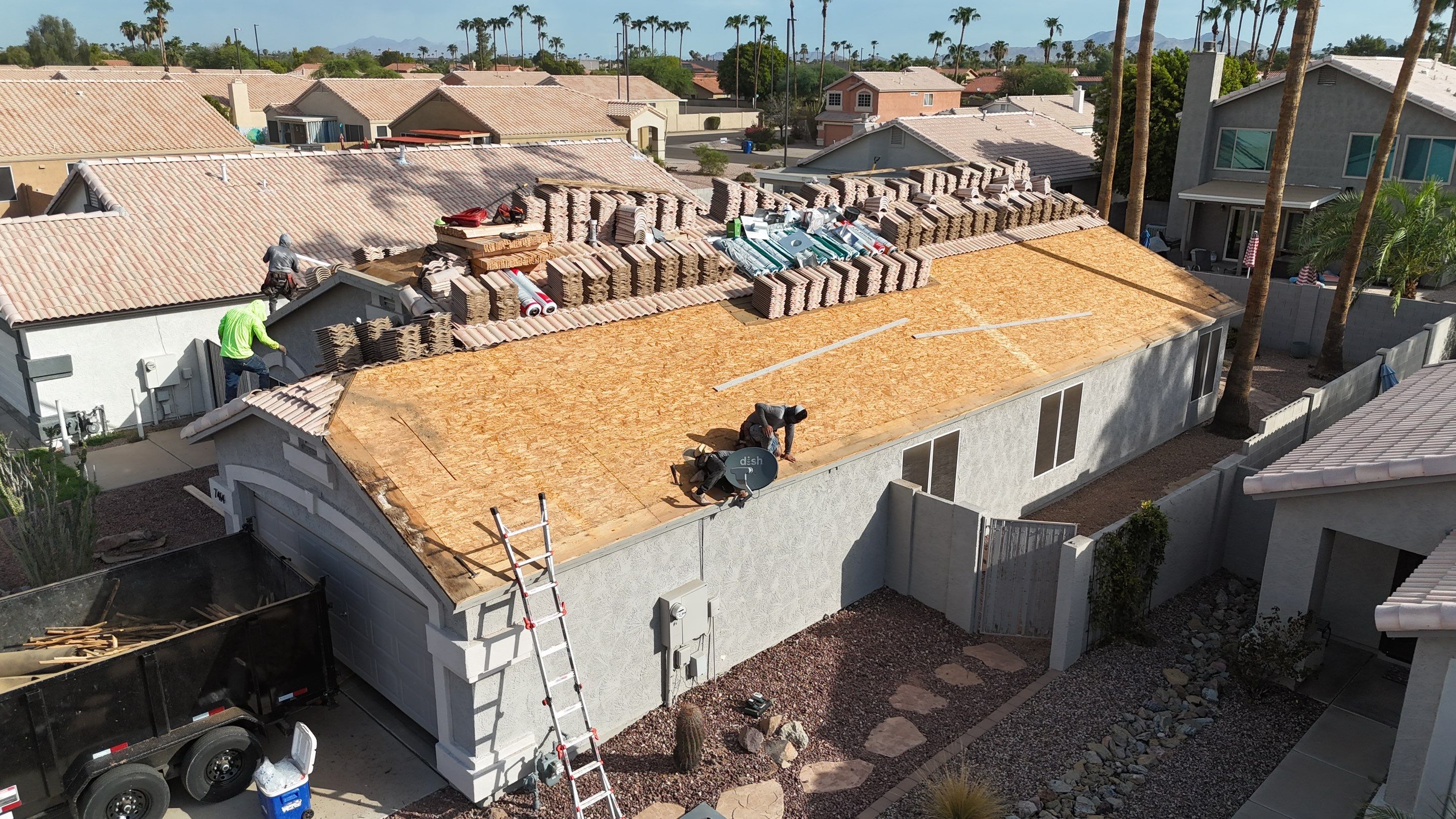 Project in Mesa, AZ by Saint Roofing