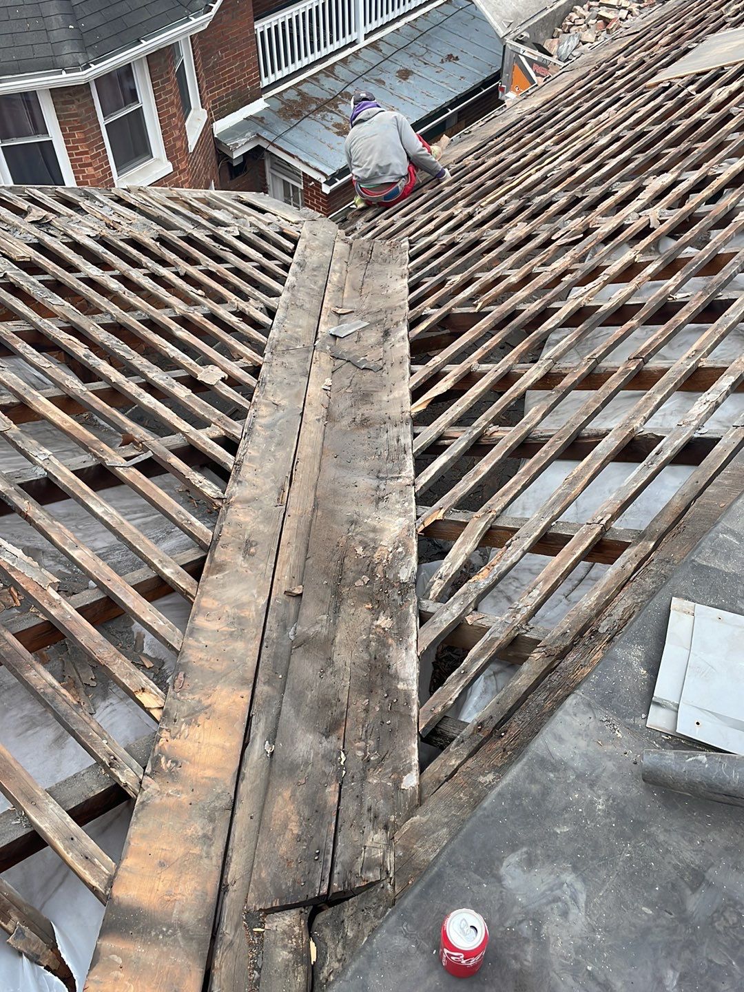 Commercial Roofing Installation using Gaf Hdz Architectural Shingle by Teflon Roofing