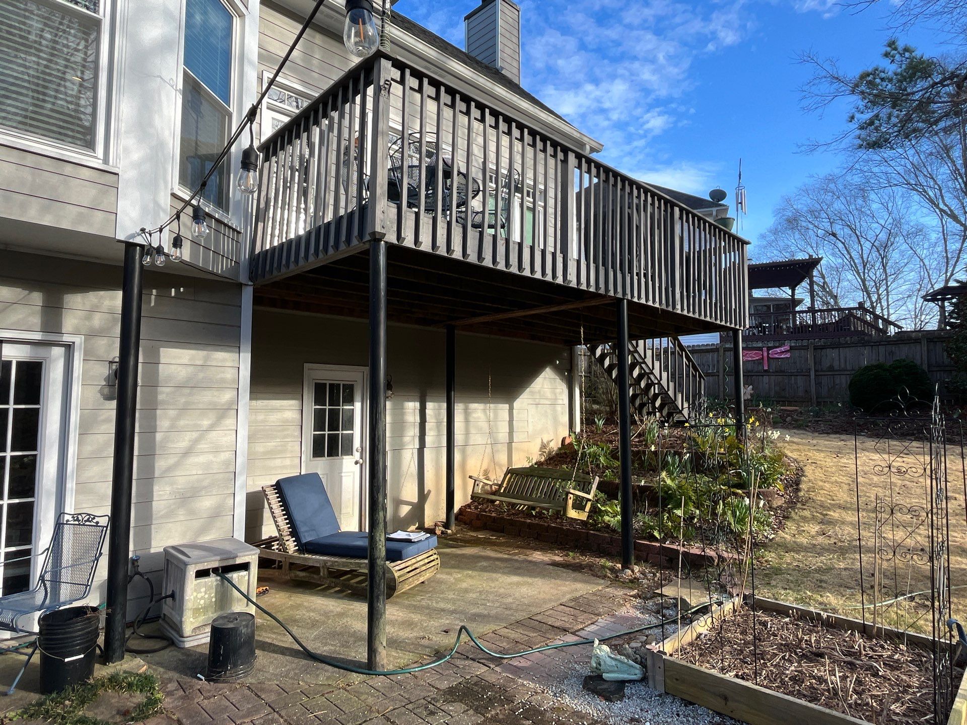 Trex Deck Build and Under Deck Install in Peachtree Corners, GA by Nelson Exteriors