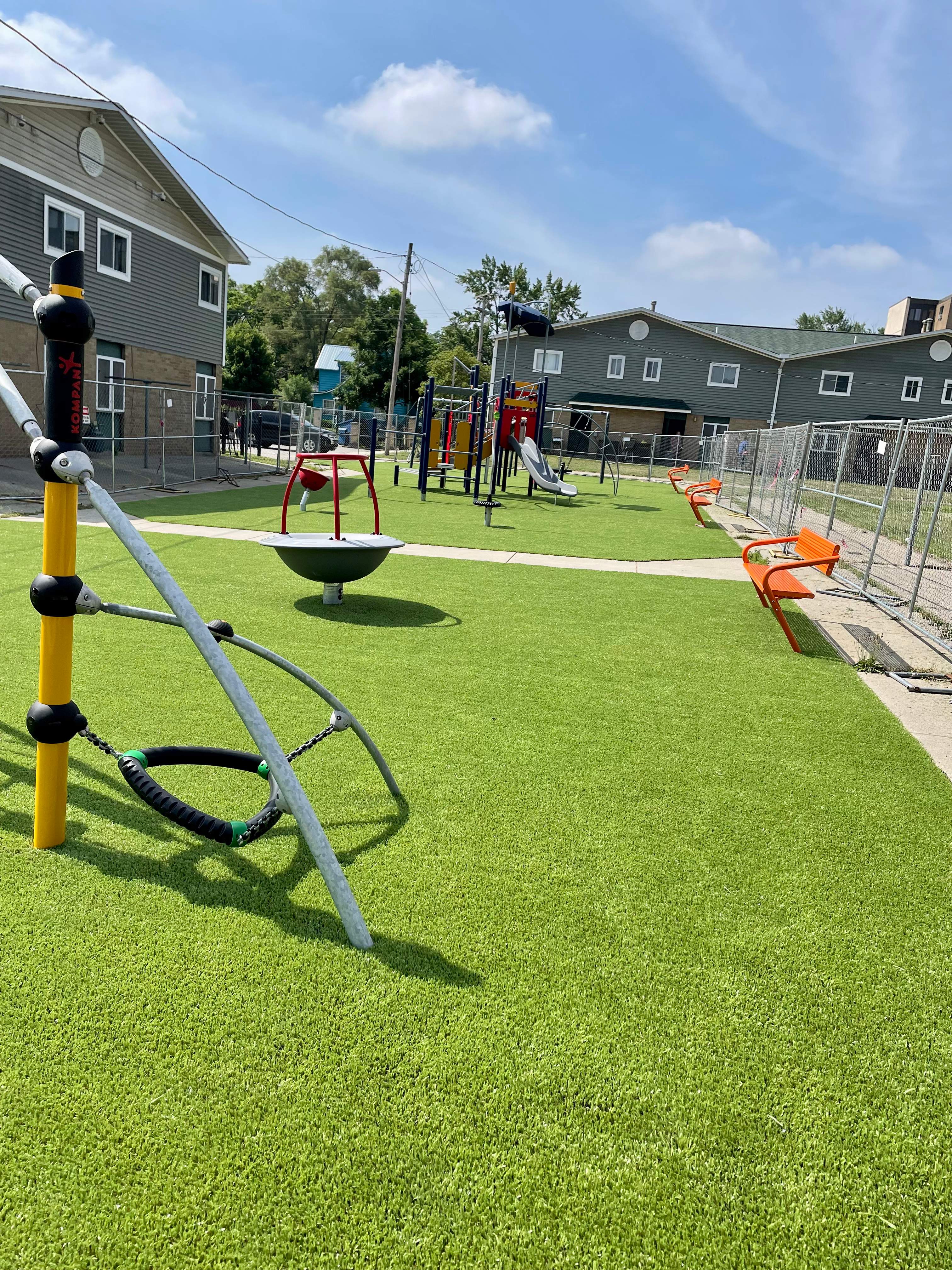 Playground Grass in Elkhart, IN by ForeverLawn NEIN/INDY