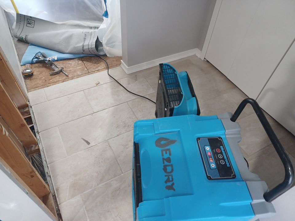 Project in West Bloomfield by EzDry Water Mitigation & Property Restoration