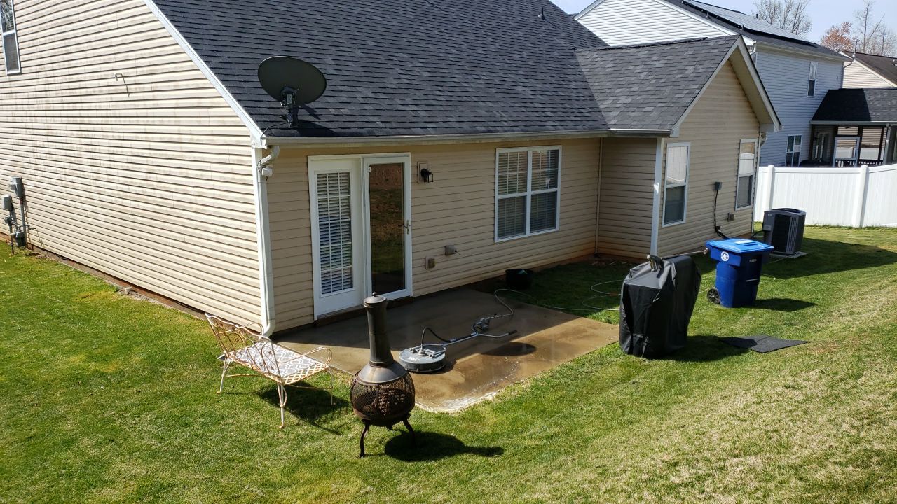 House Wash using cleaner by Power Wash Masters LLC
