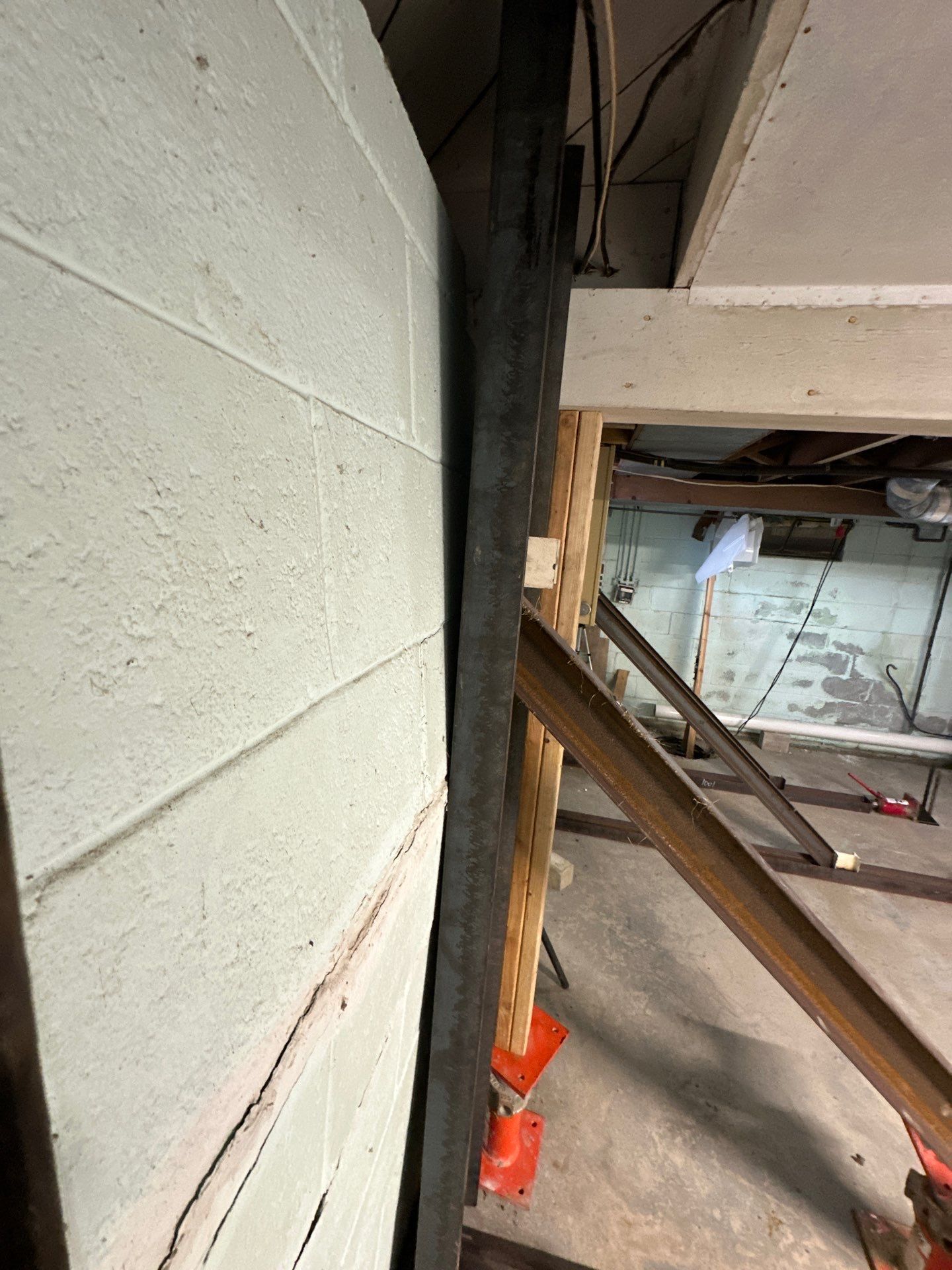 Wall Straightening/Stabilization by ACE Waterproofing & Basement Solutions