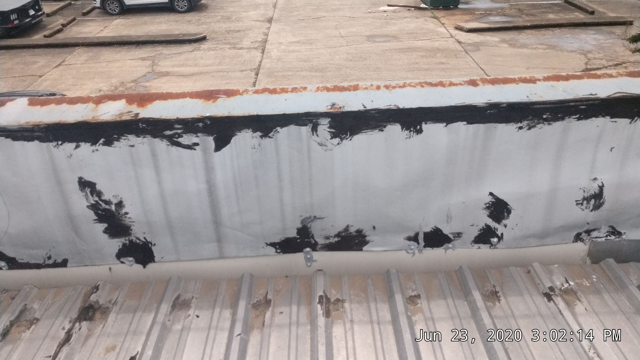 Commercial Metal Restoration System using Aldocoat Coatings by Hostetler Roofing