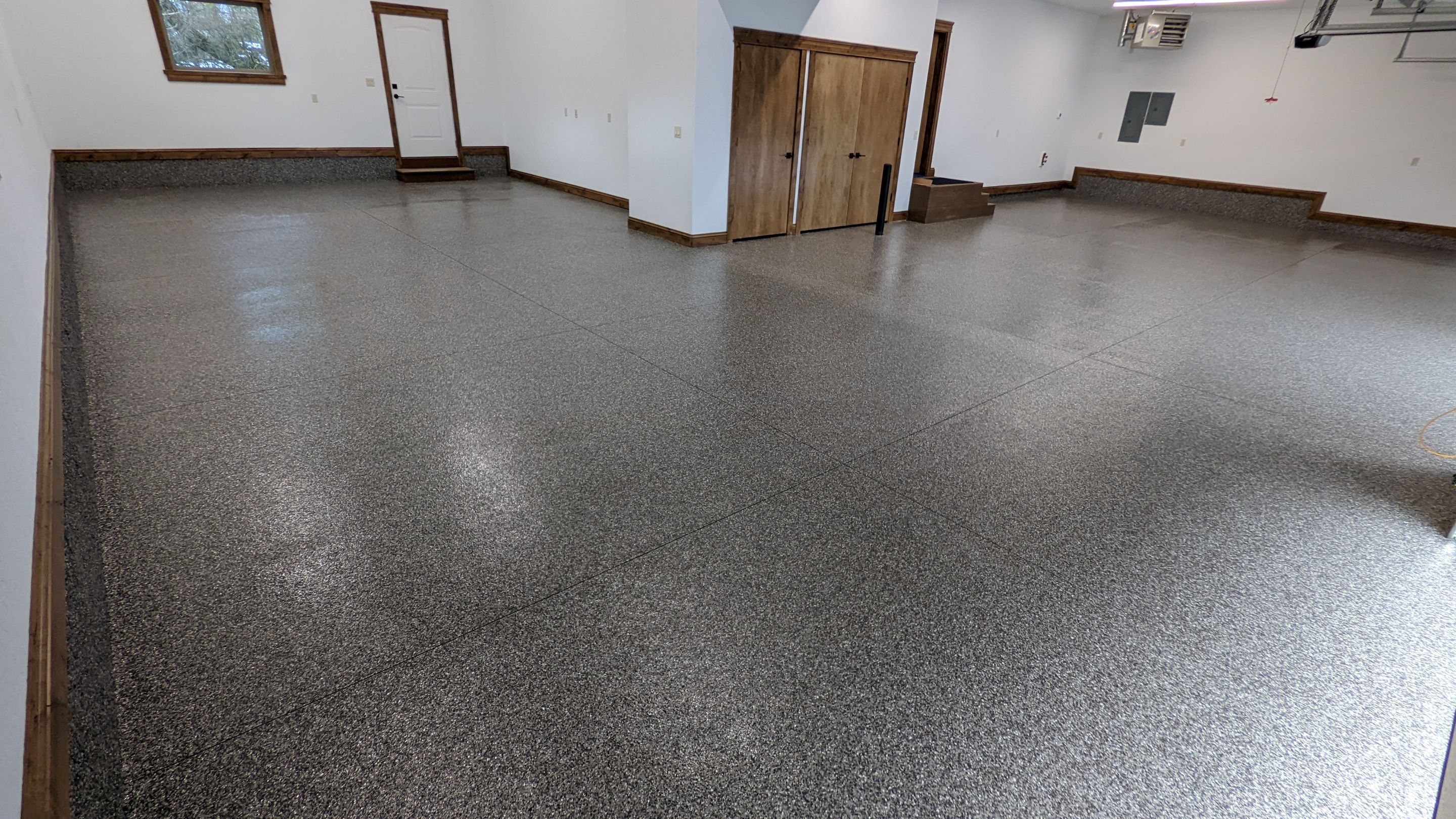 Garage Transformation using Silver Creek and the Penntek Evolution System by Croc Coatings, LLC