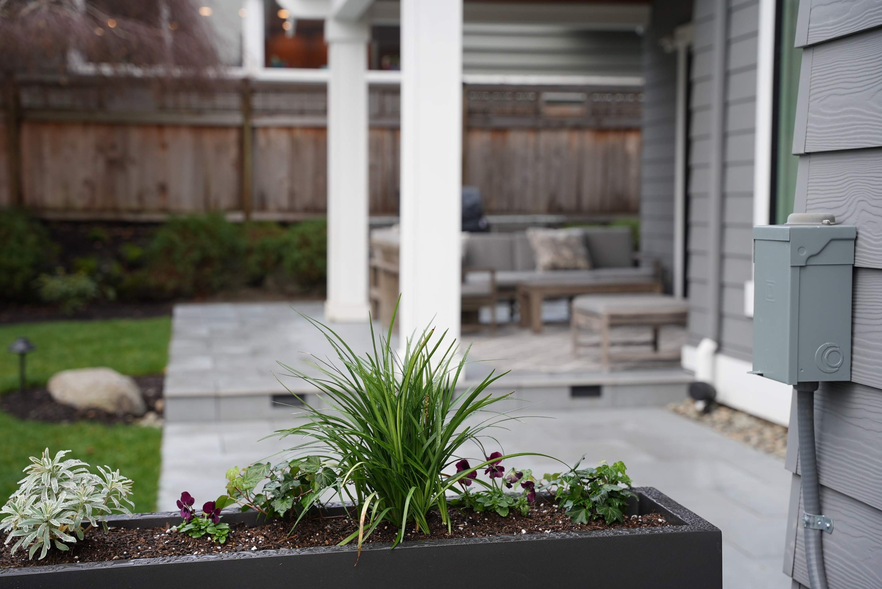 Hardscaping Back Patio Landscape Project  by Jireh Asphalt & Concrete Inc 