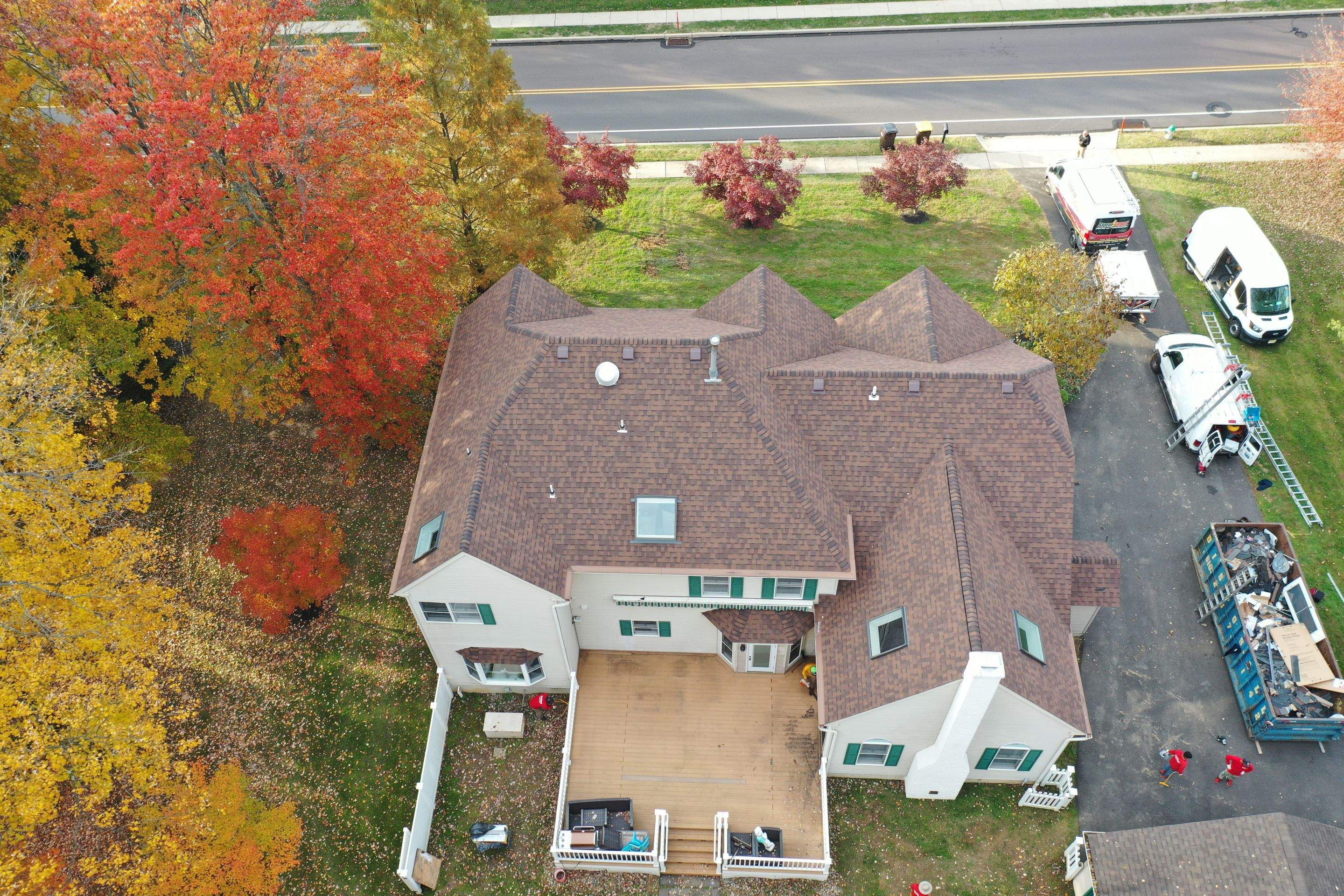 Roofing Installation using CertainTeed Landmark - Burnt Sienna by Storm Guard of Ches-Mont PA