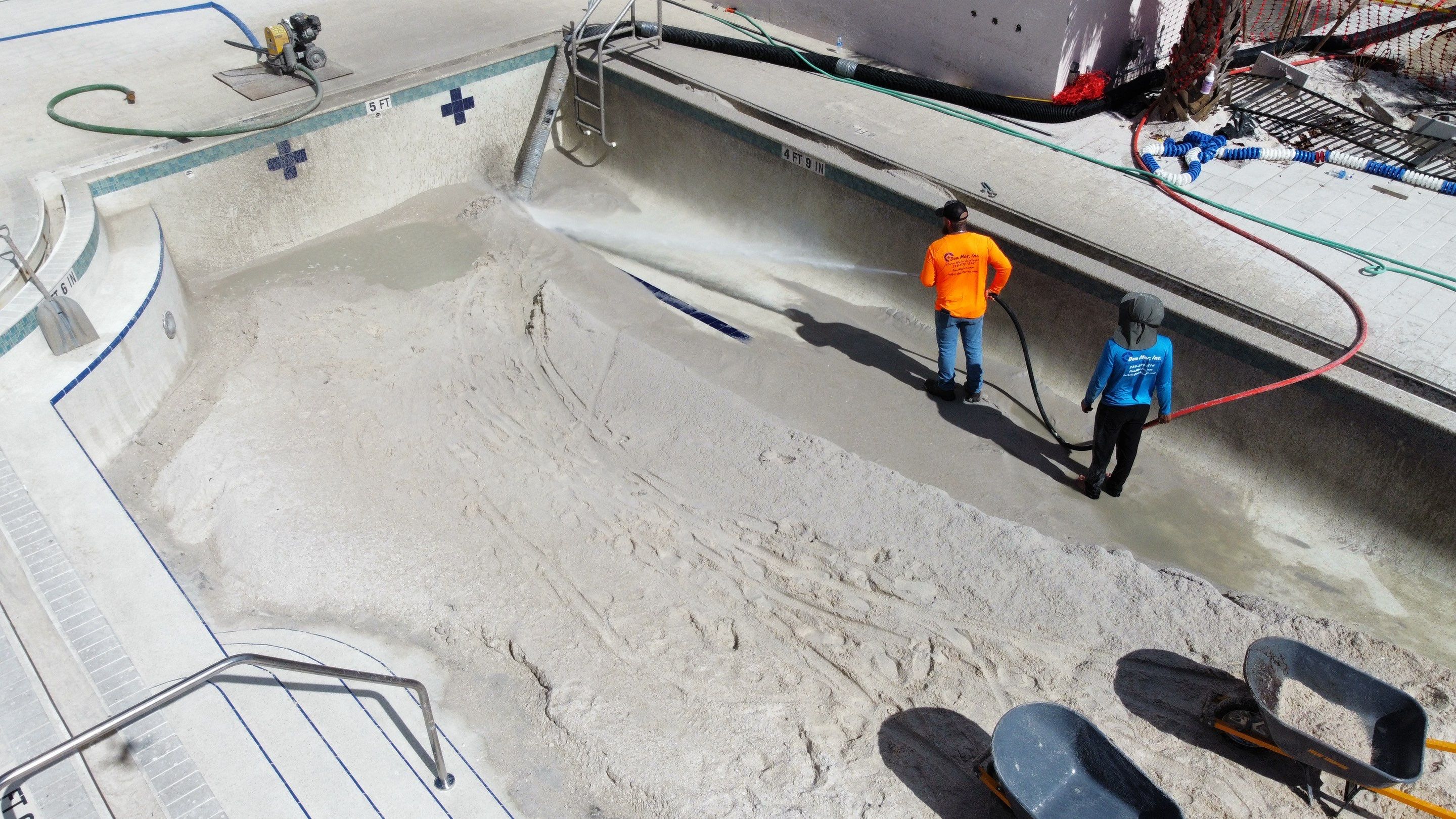 Beachside Community Club Pool Cleanout by Don Mar, Inc. Storm Water Solutions