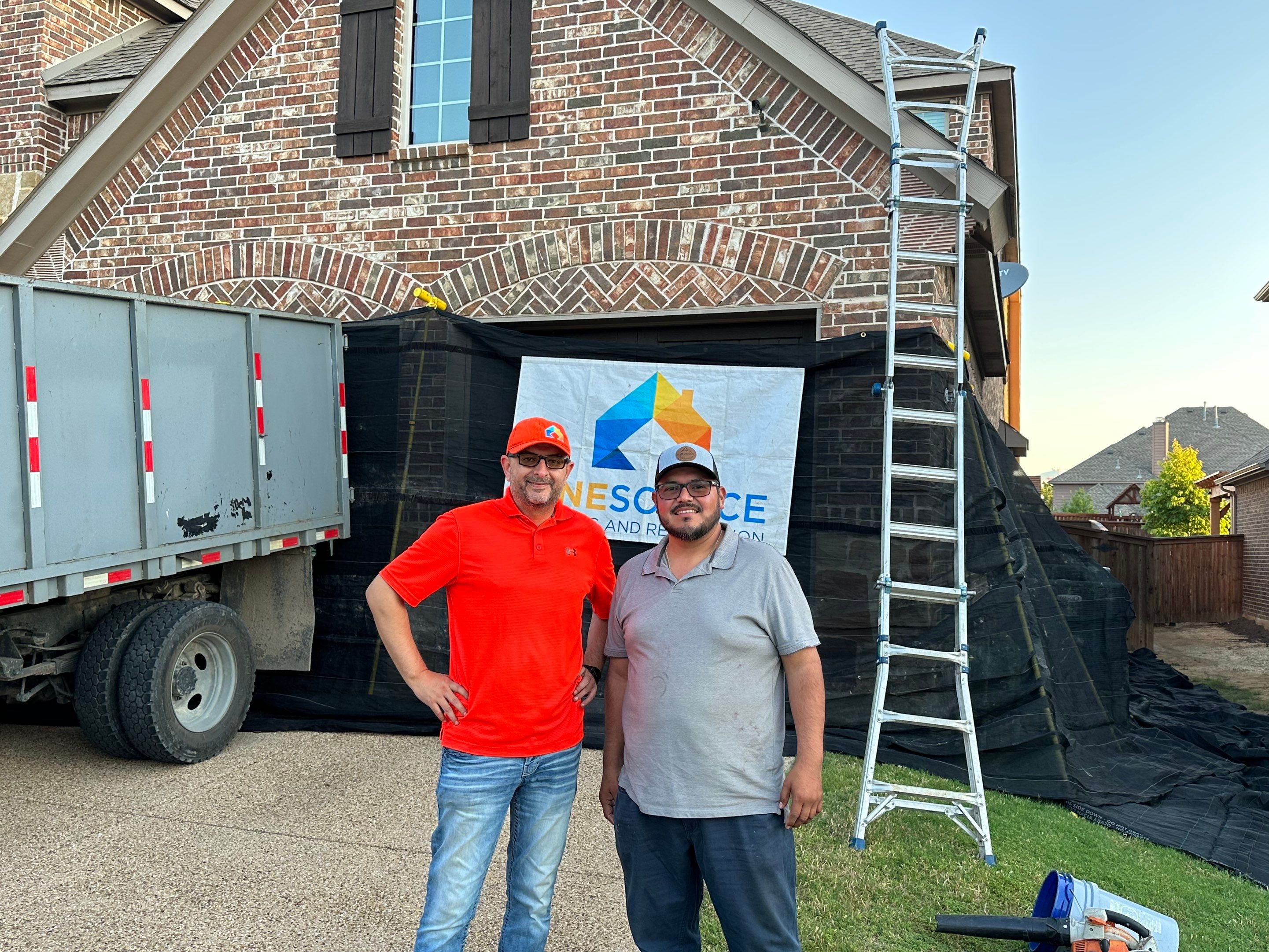 Residential Roofing Installation using GAF Timberline HDZ Charcoal by OneSource Roofing and Restoration