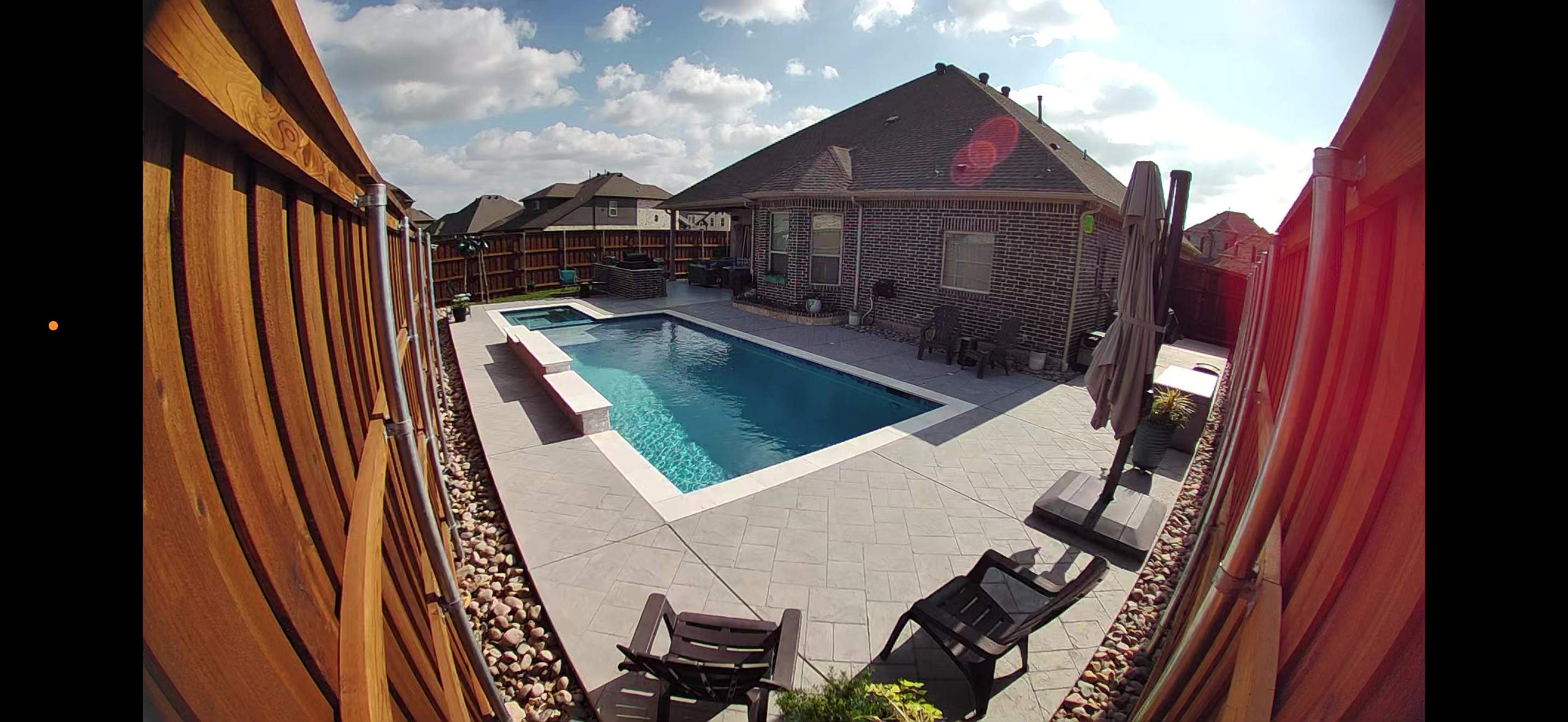 Geometric Pool with Tanning Ledge by Pinnacle Pools and Spas - DFW