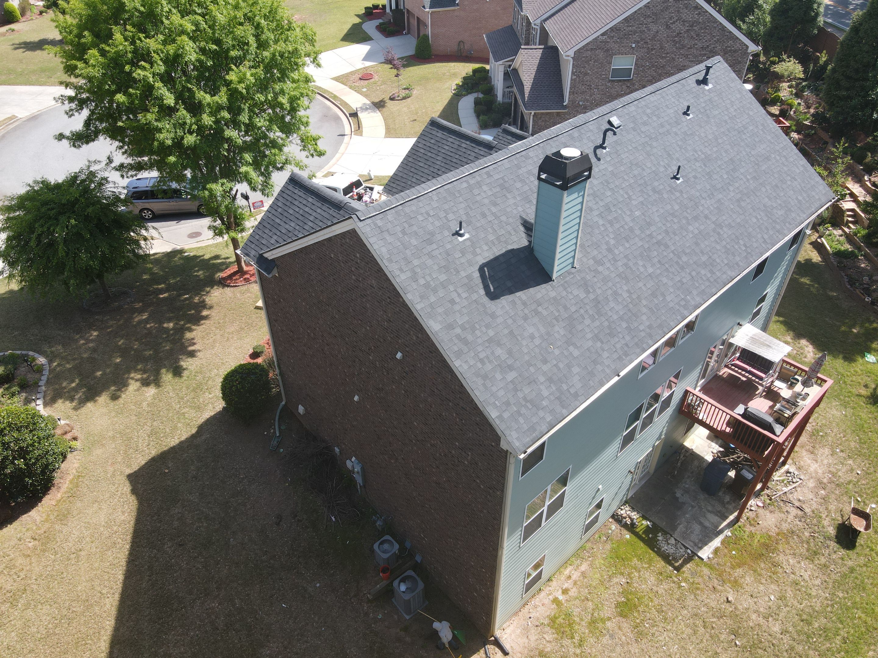 Residential Roofing Installation using Owens Corning Onyx Black by Inspector Roofing and Restoration
