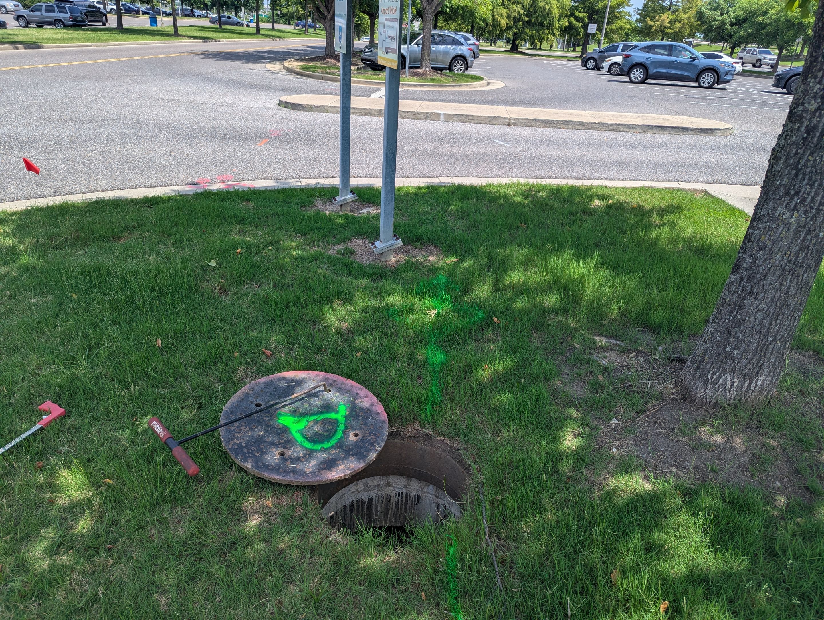Subsurface Utility Locating and Mapping at Memphis International Airport by Alsip Locating Service, LLC