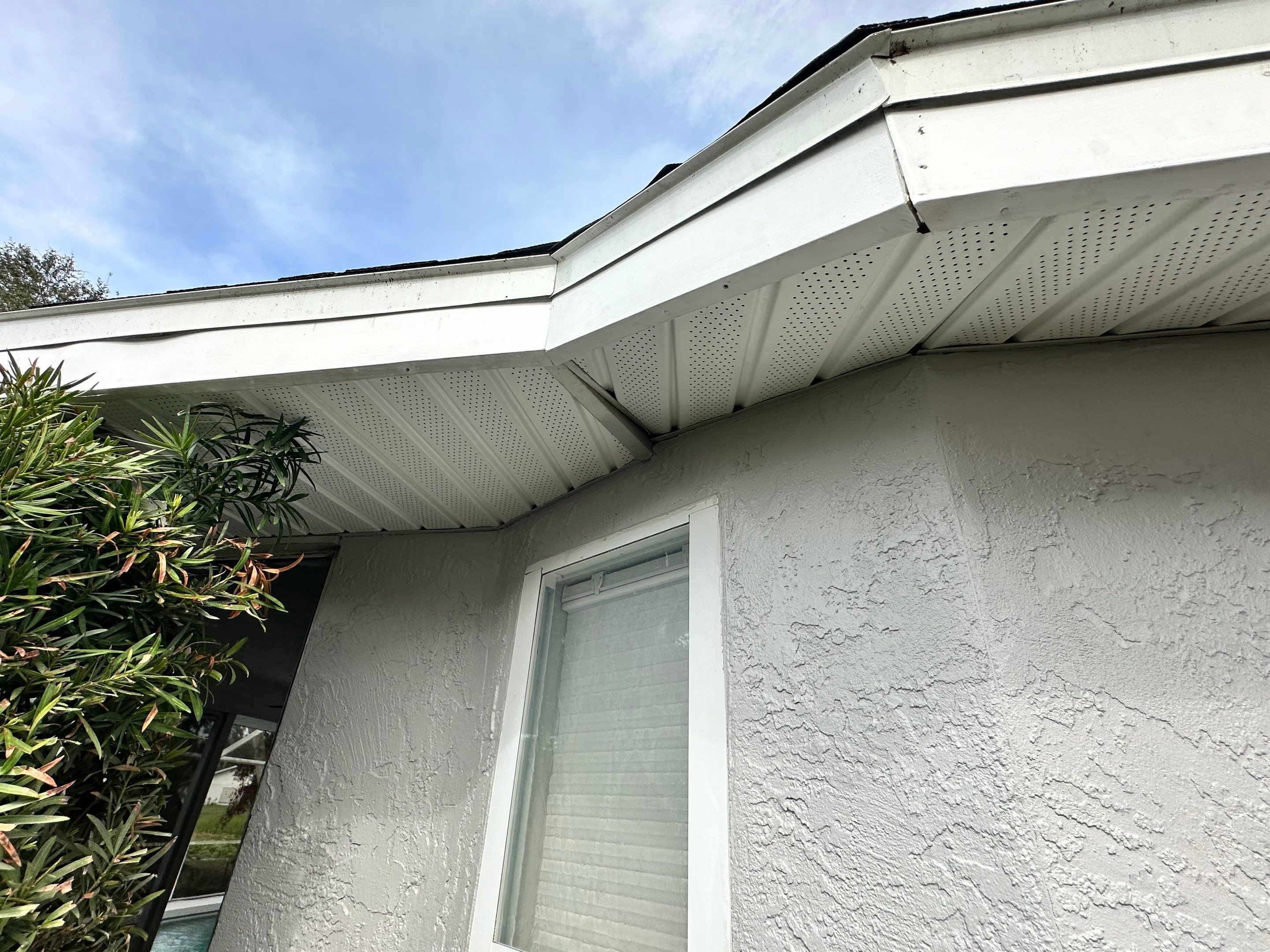 Install Vinyl Soffit in Sarasota FL by Gutter Professors