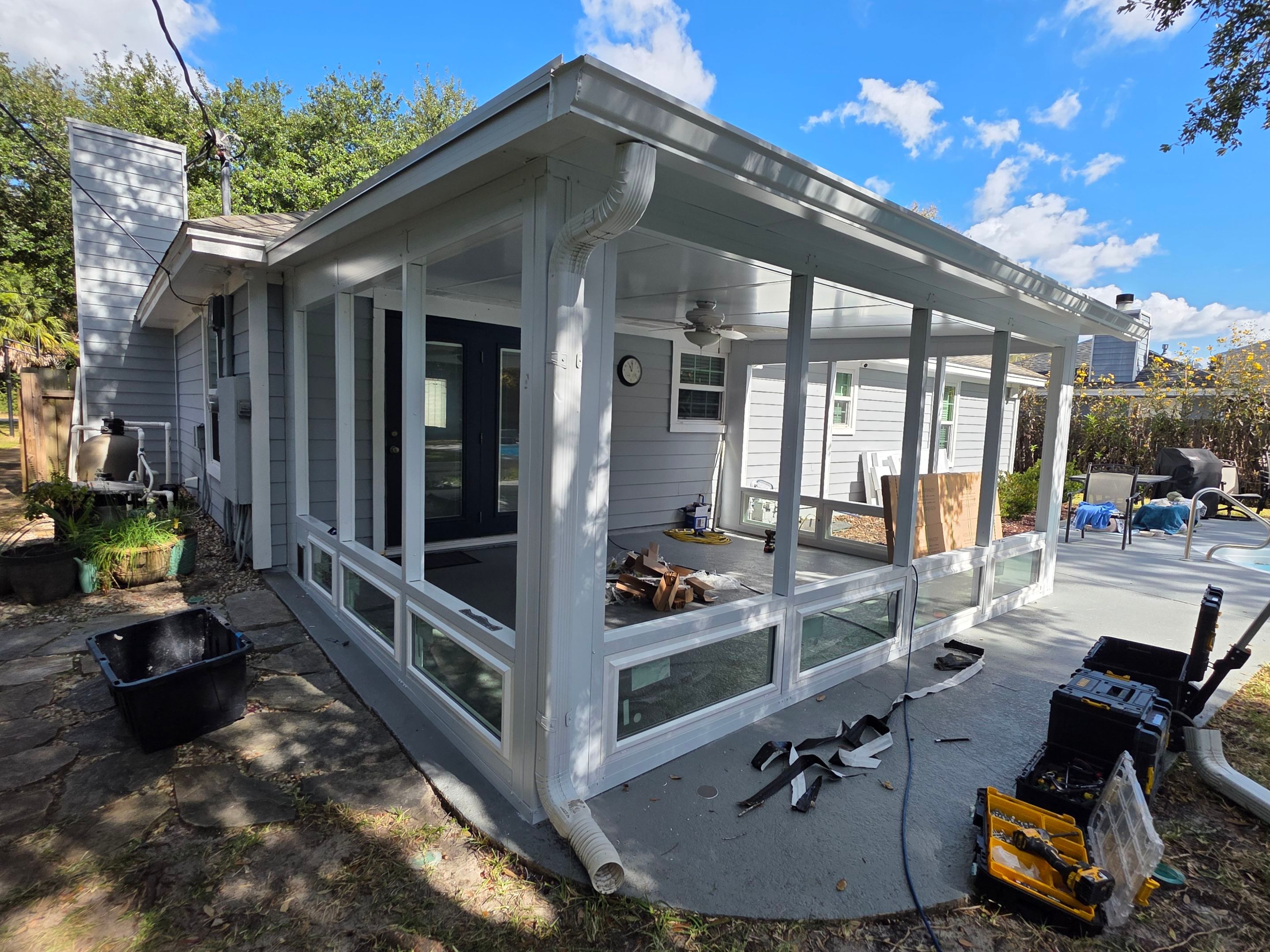 Patio Cover to Glass Room in Mary Esther, FL by Titan Sunrooms