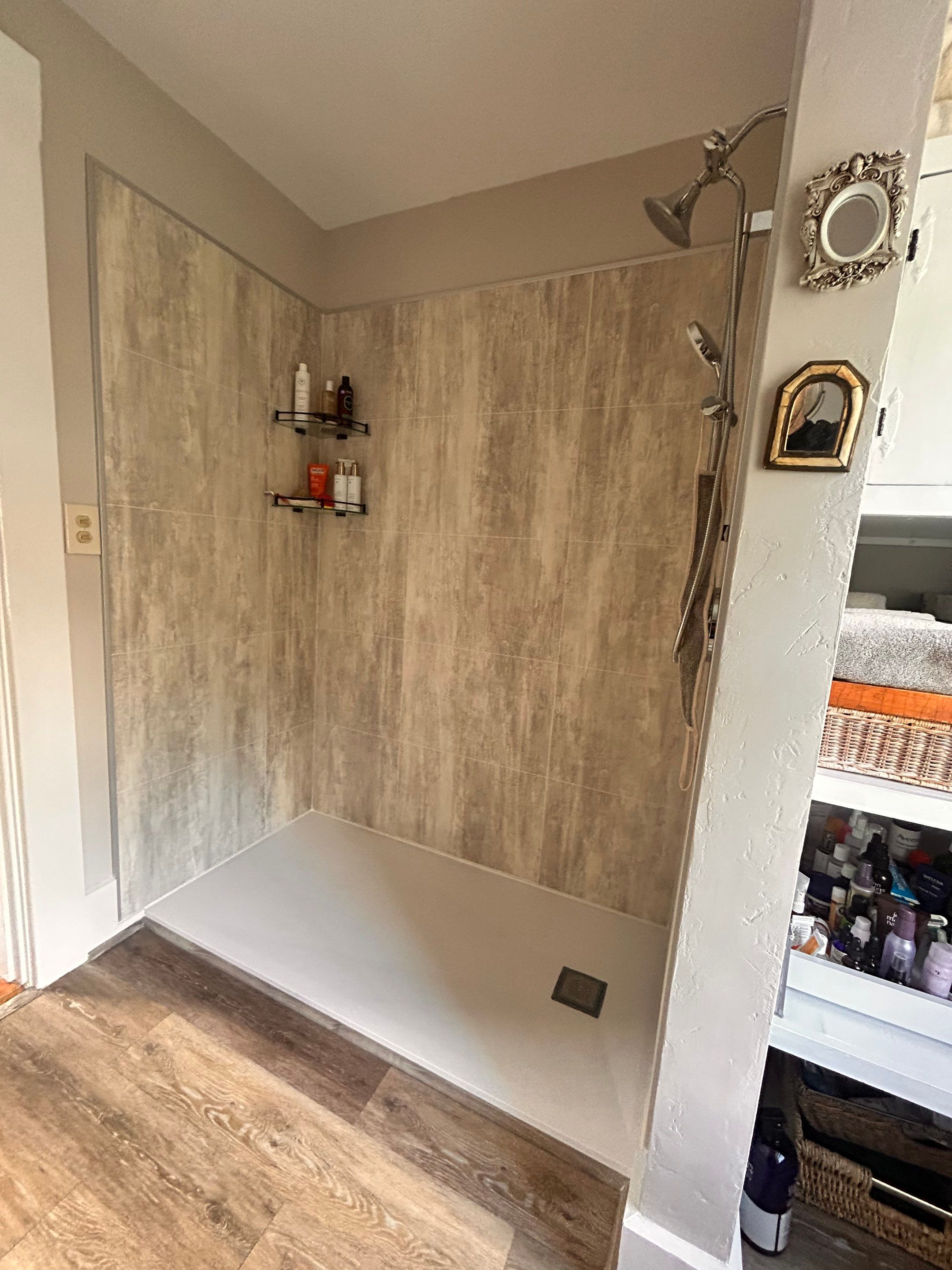 Shower using Hardware by CRL by Cheshire Glass Company