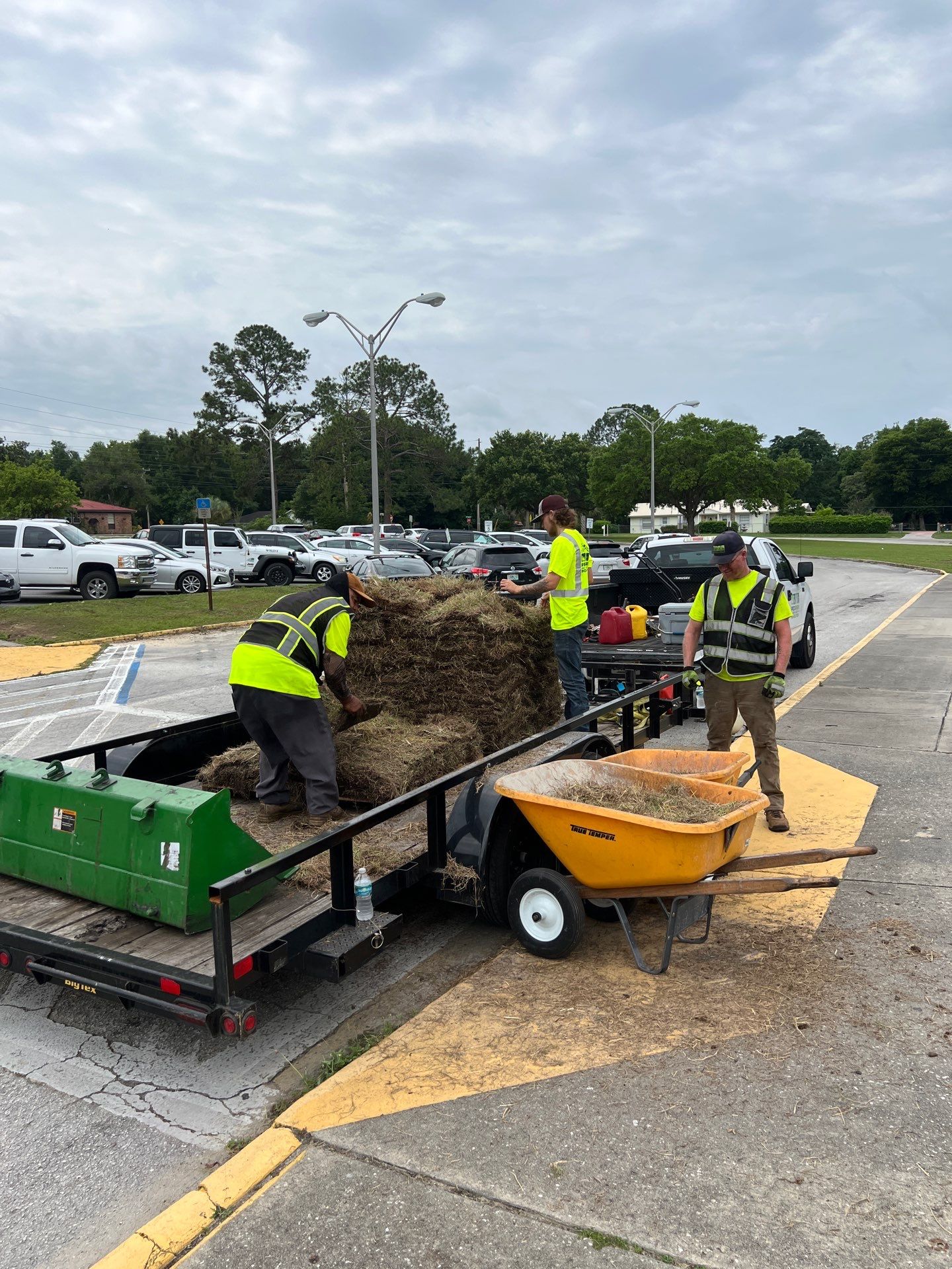 Landscape Install | Keystone Heights HS by ProGreen Services