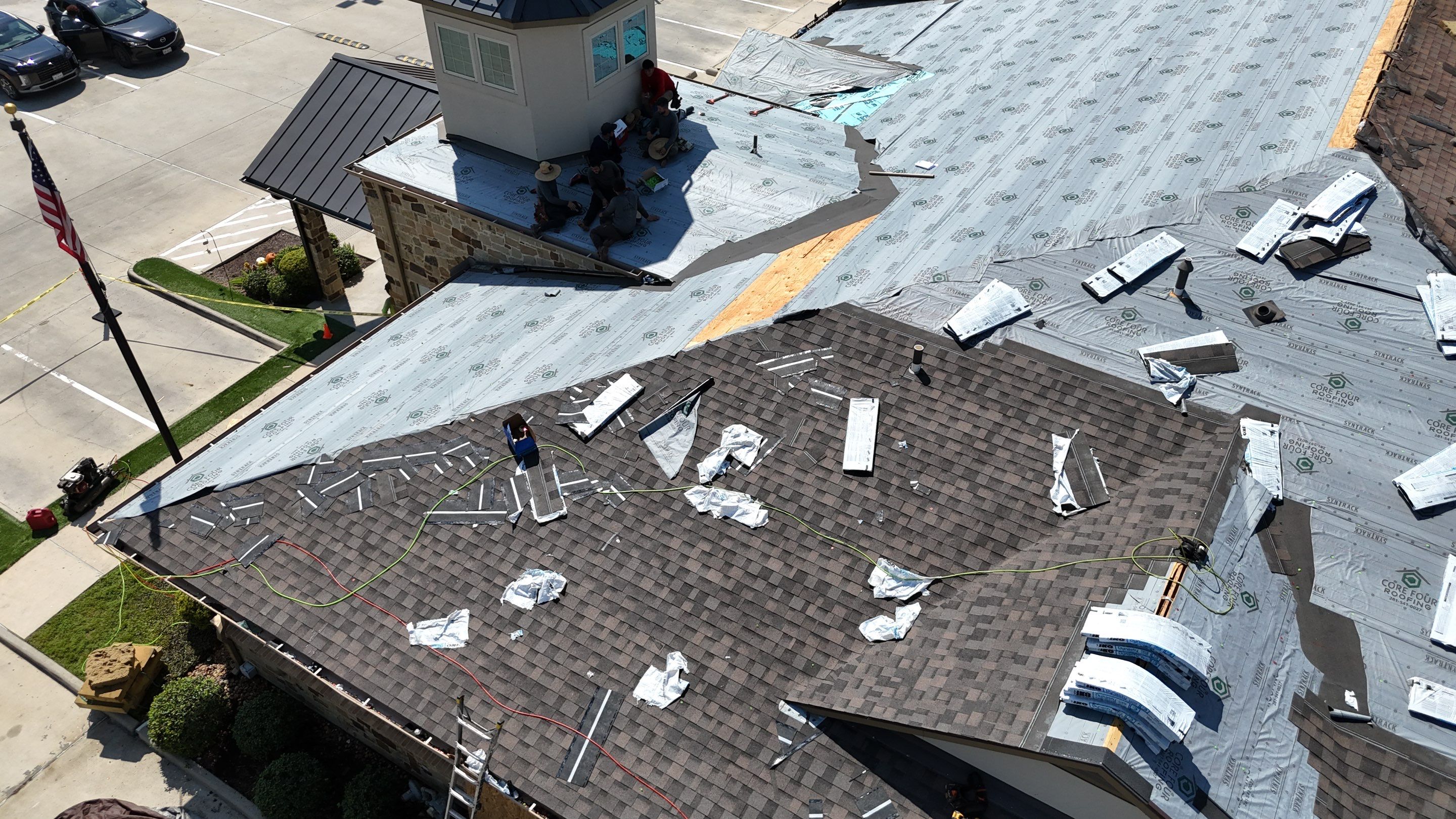 Roof Replacement on a Daycare! by Core Four Roofing