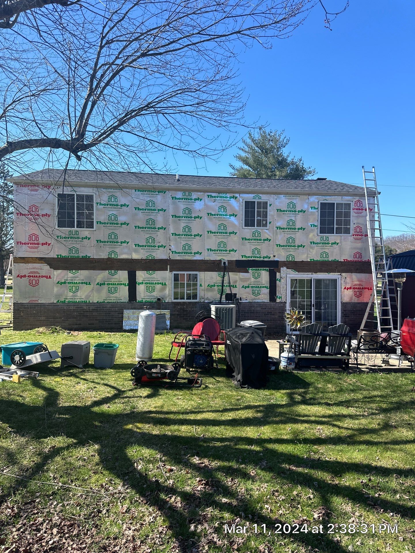 Siding Installation using Mastic Plygem Carvedwood by Fahey Roofing + Contracting