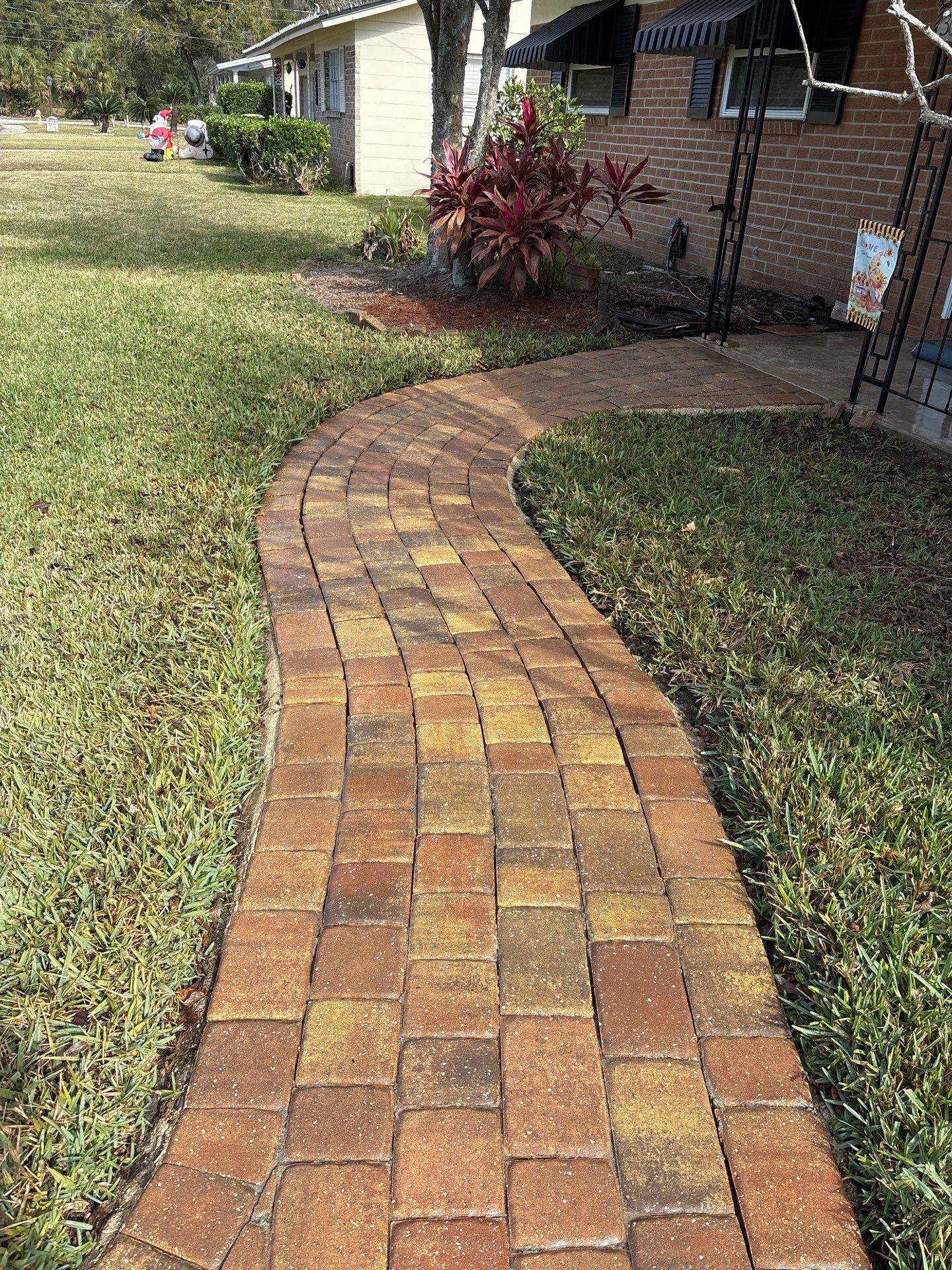 Paver Driveway using Concrete Sealant by DuraSeal